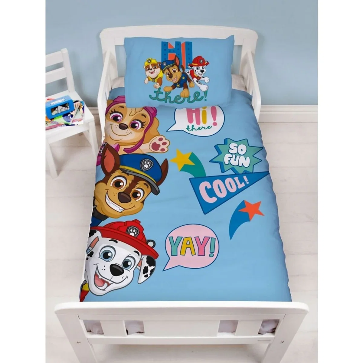 Paw Patrol Cool Reversible Duvet Cover Set - Blue – image 4