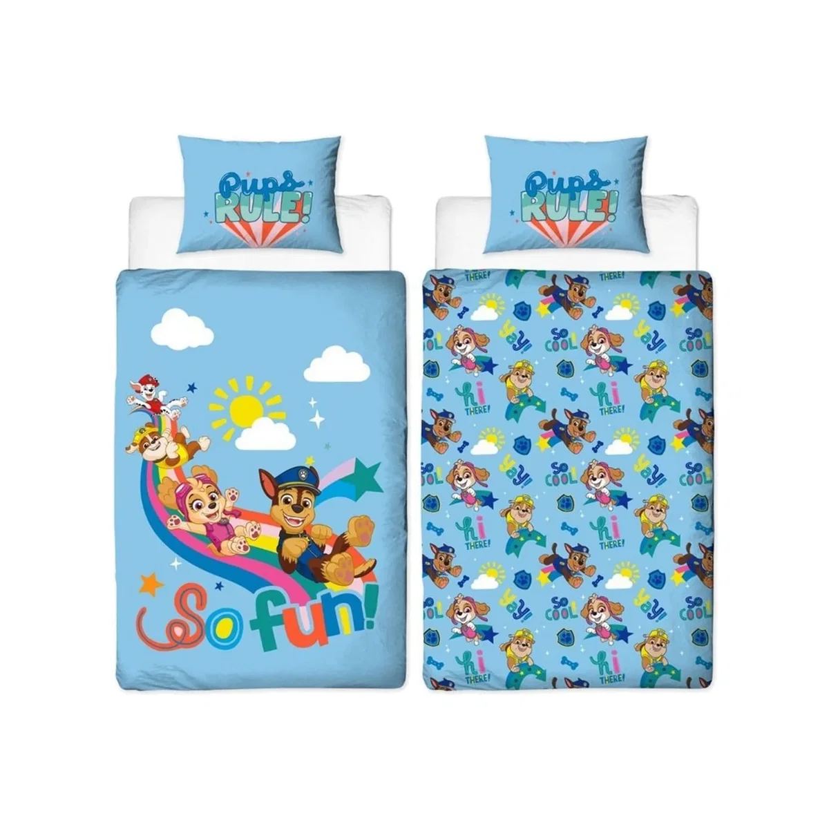 Paw Patrol Cool Reversible Duvet Cover Set - Blue – image 1