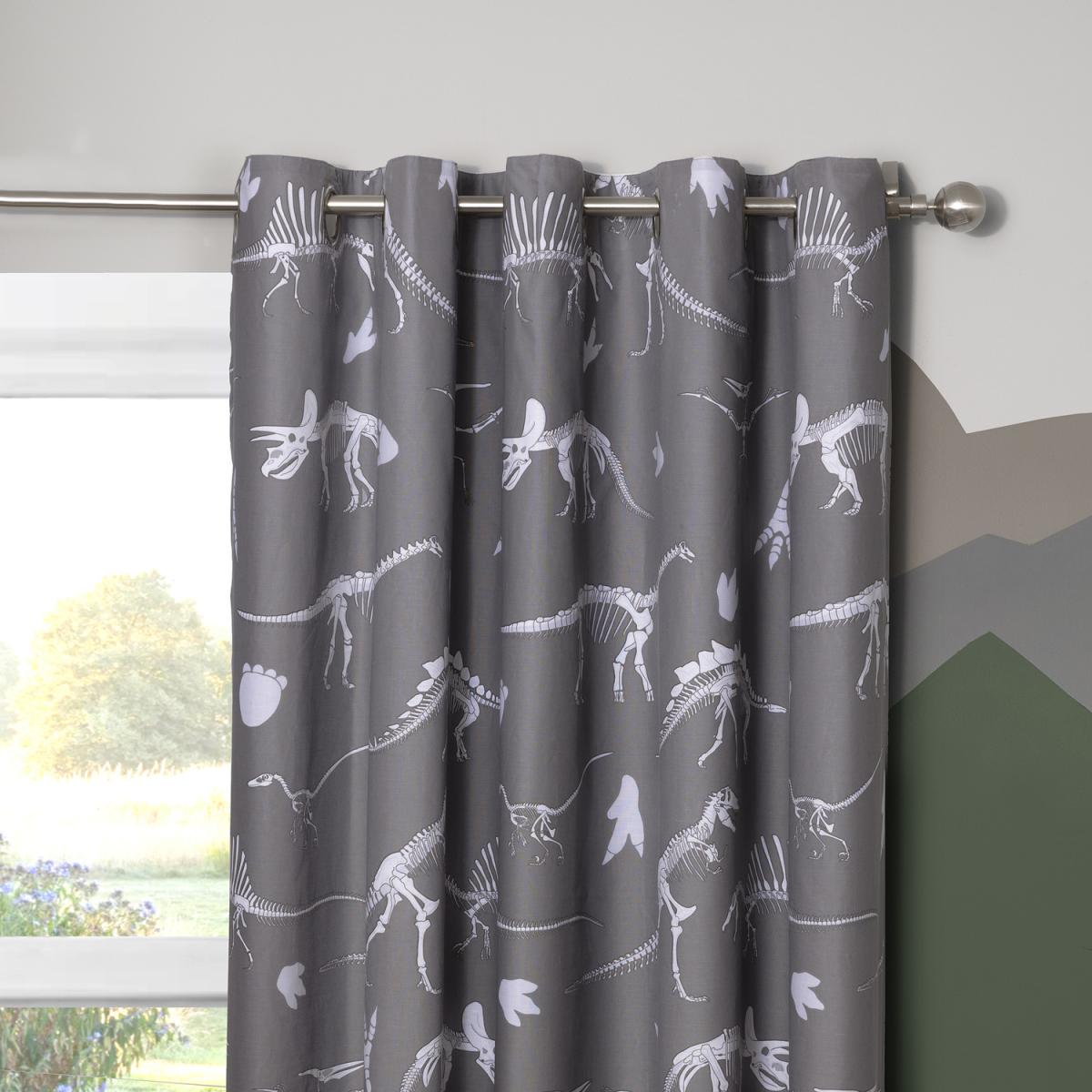 Charlotte Thomas Dino Duvet Cover Set - Grey