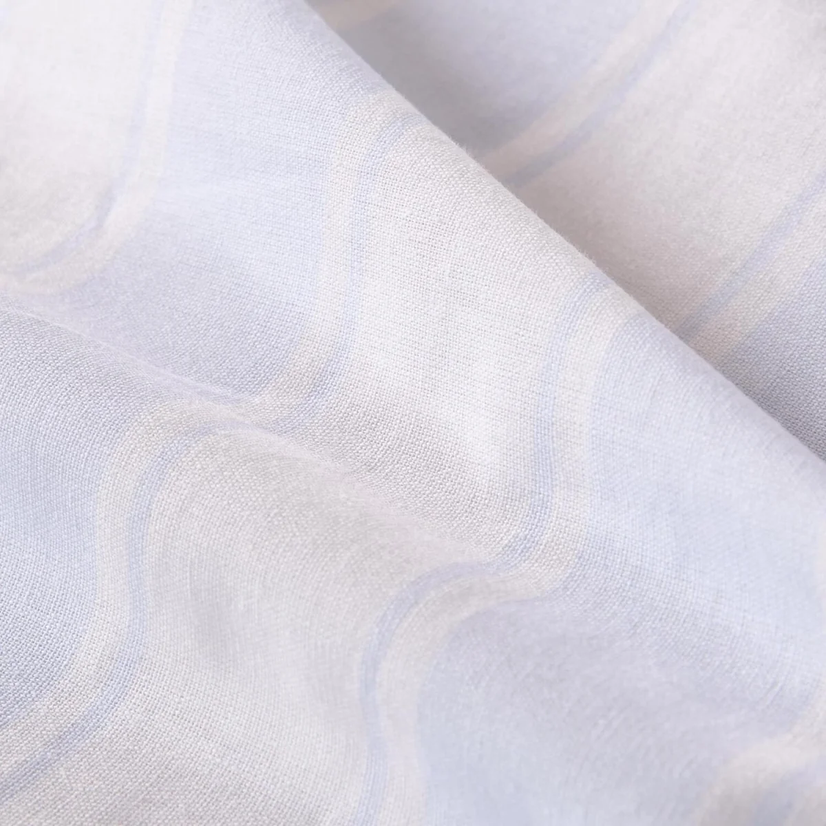 OHS Bow Print Reversible Duvet Cover Set - Blue/White / Double / 1kg – image 6