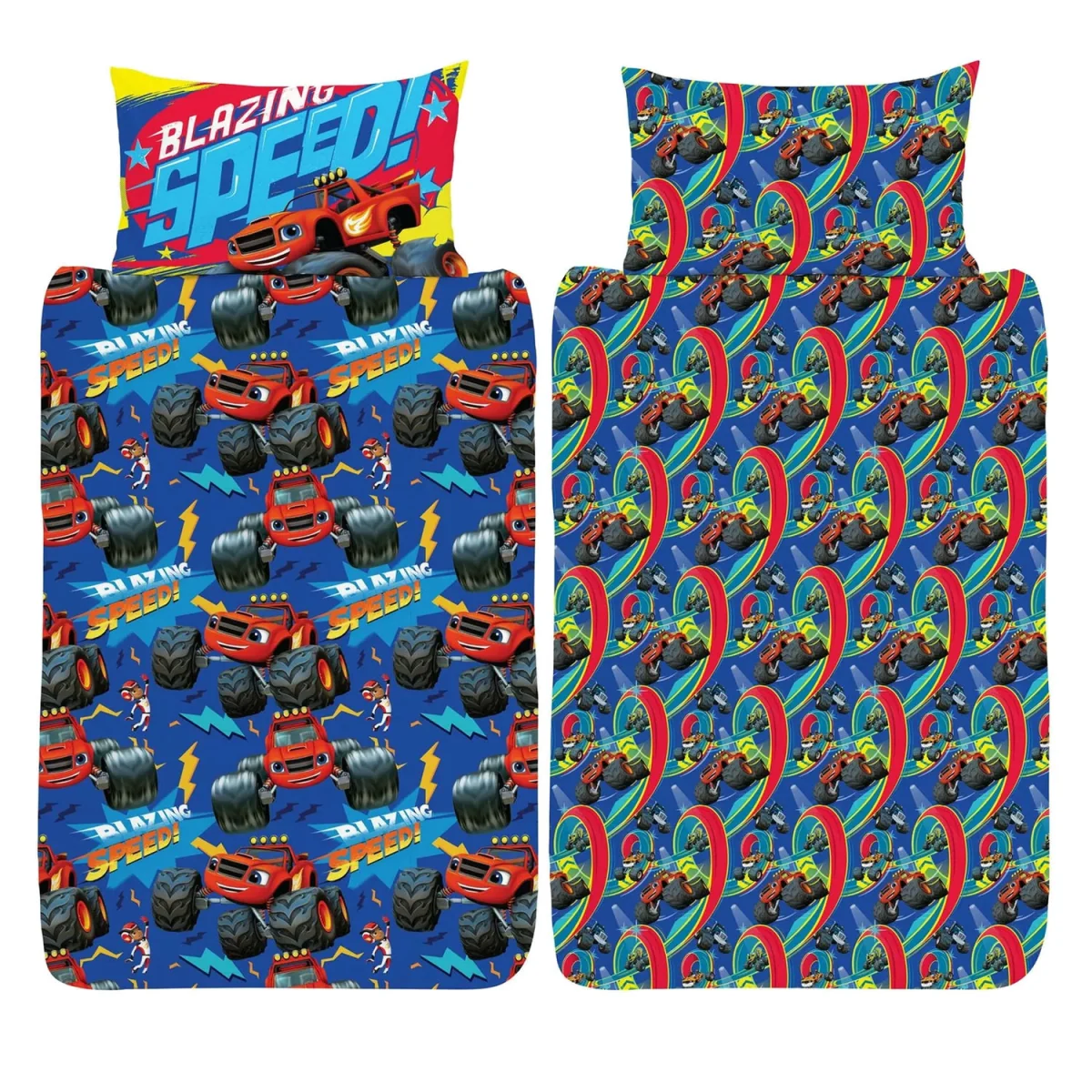 Blaze & The Monster Machines Blazing Duvet Cover Set - Blue/Red – image 2