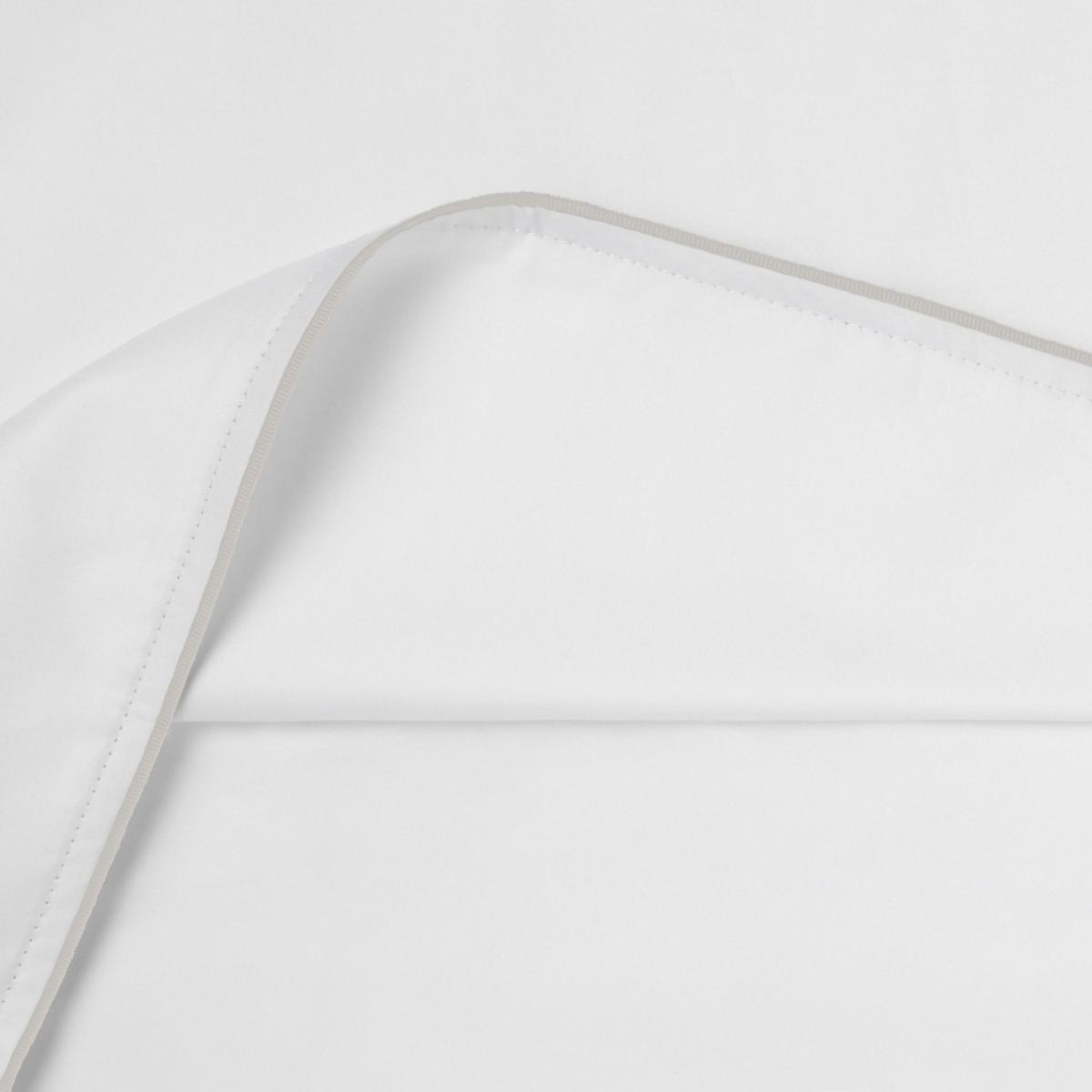 White / Silver Heritage King Duvet Cover - White With Silver Trim | Uk King | London & Avalon – image 3