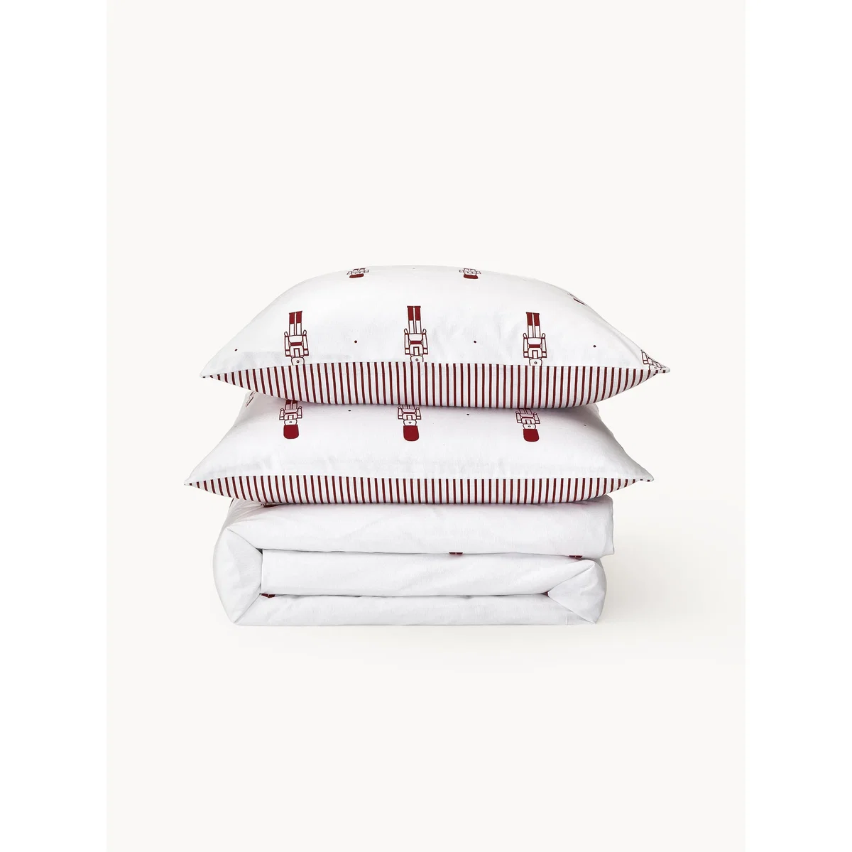 Reversible Flannel Duvet Cover Noan with Nutcracker Motif – image 4
