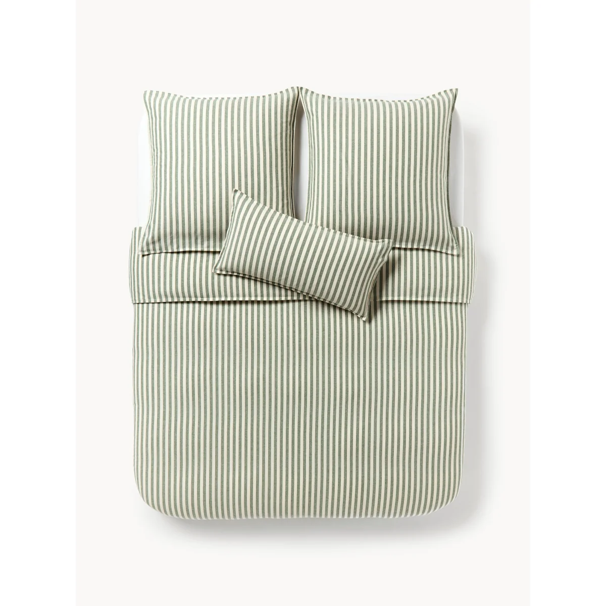 Striped Flannel Duvet Cover Yola – image 3
