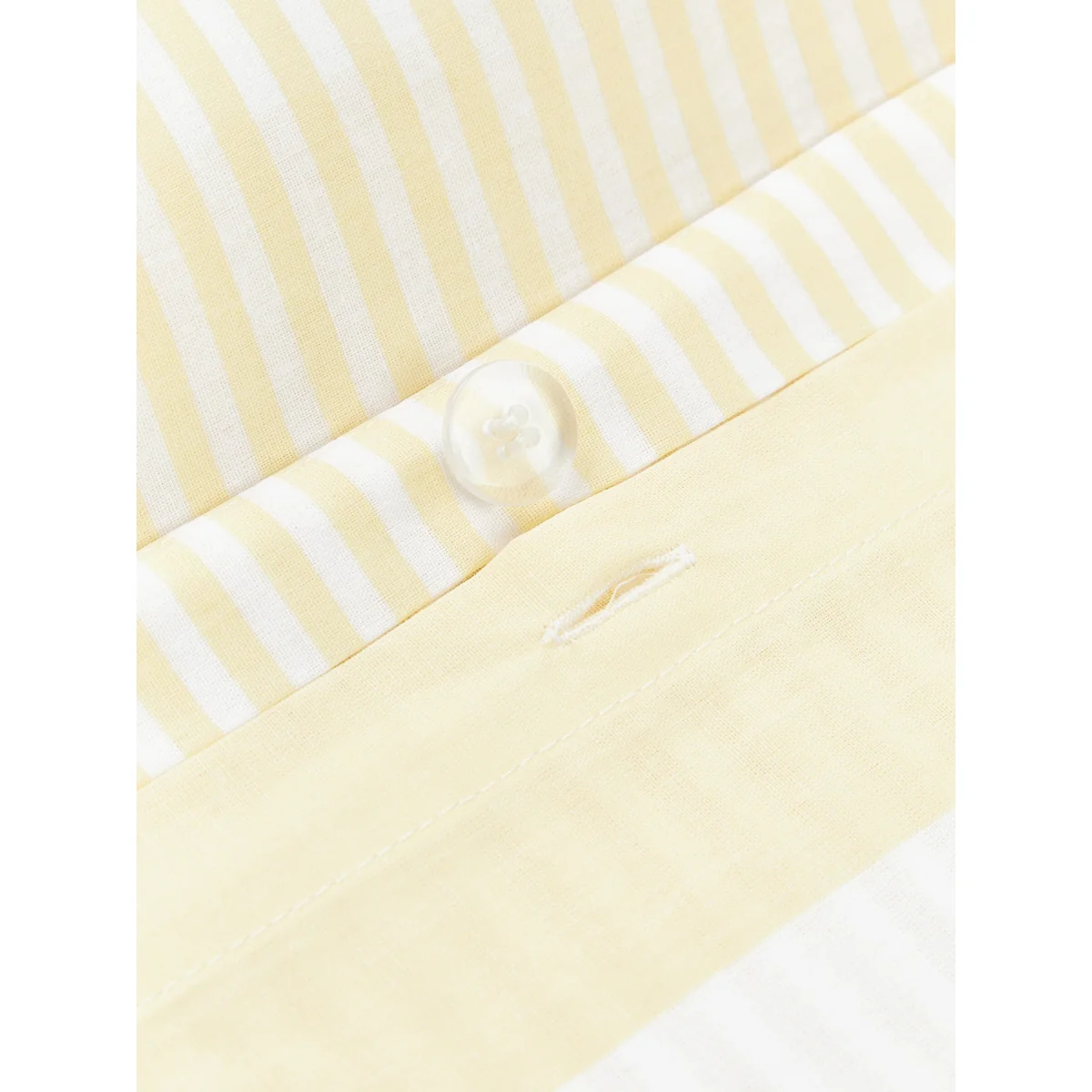 Striped Cotton Reversible Duvet Cover Lorena – image 3