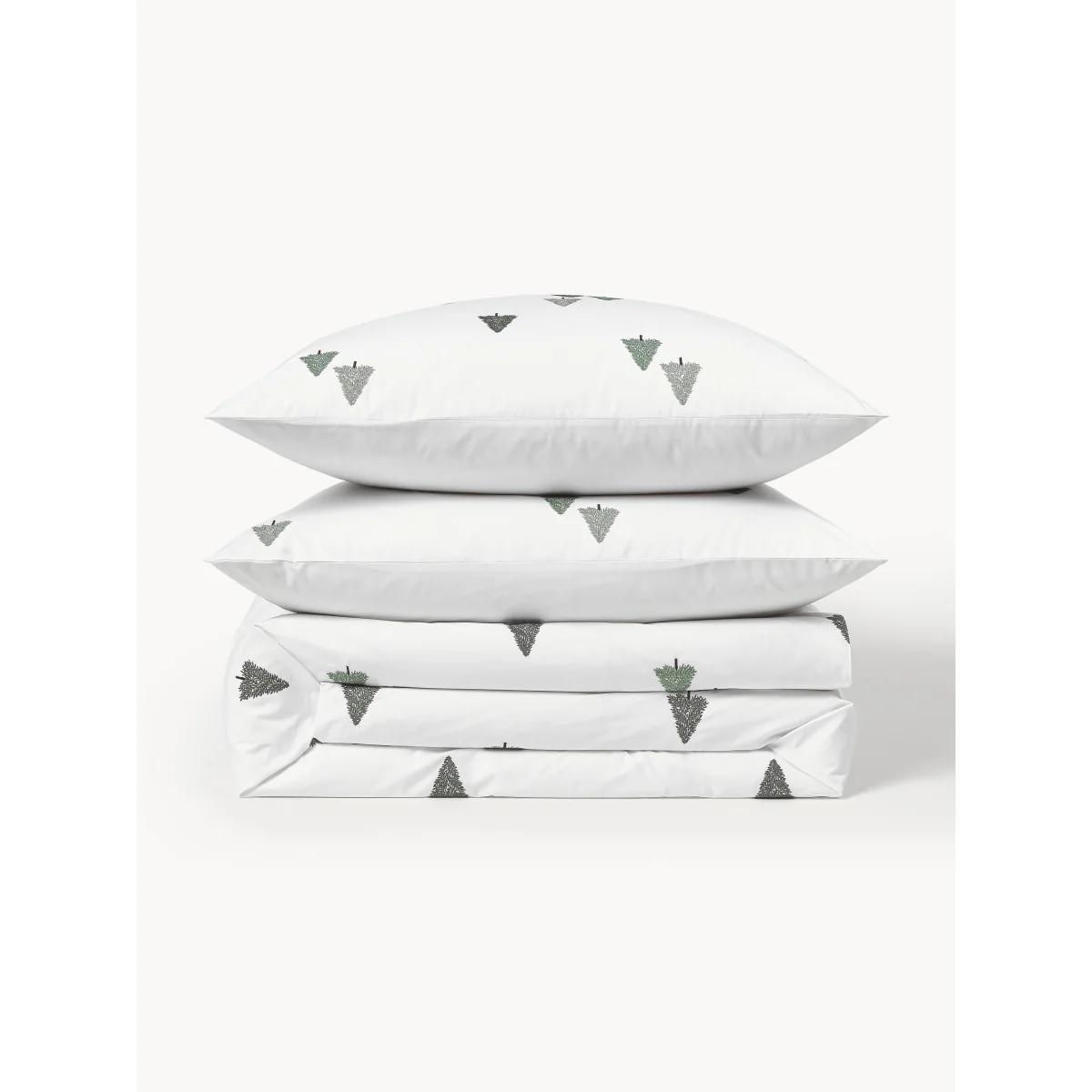 Embroidered Cotton Percale Christmas Duvet Cover Darina – image 4