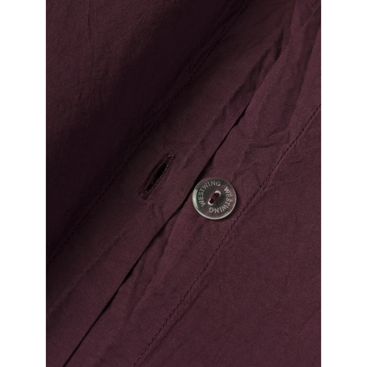 Washed Cotton Percale Duvet Cover Louane with Ruffles – image 4