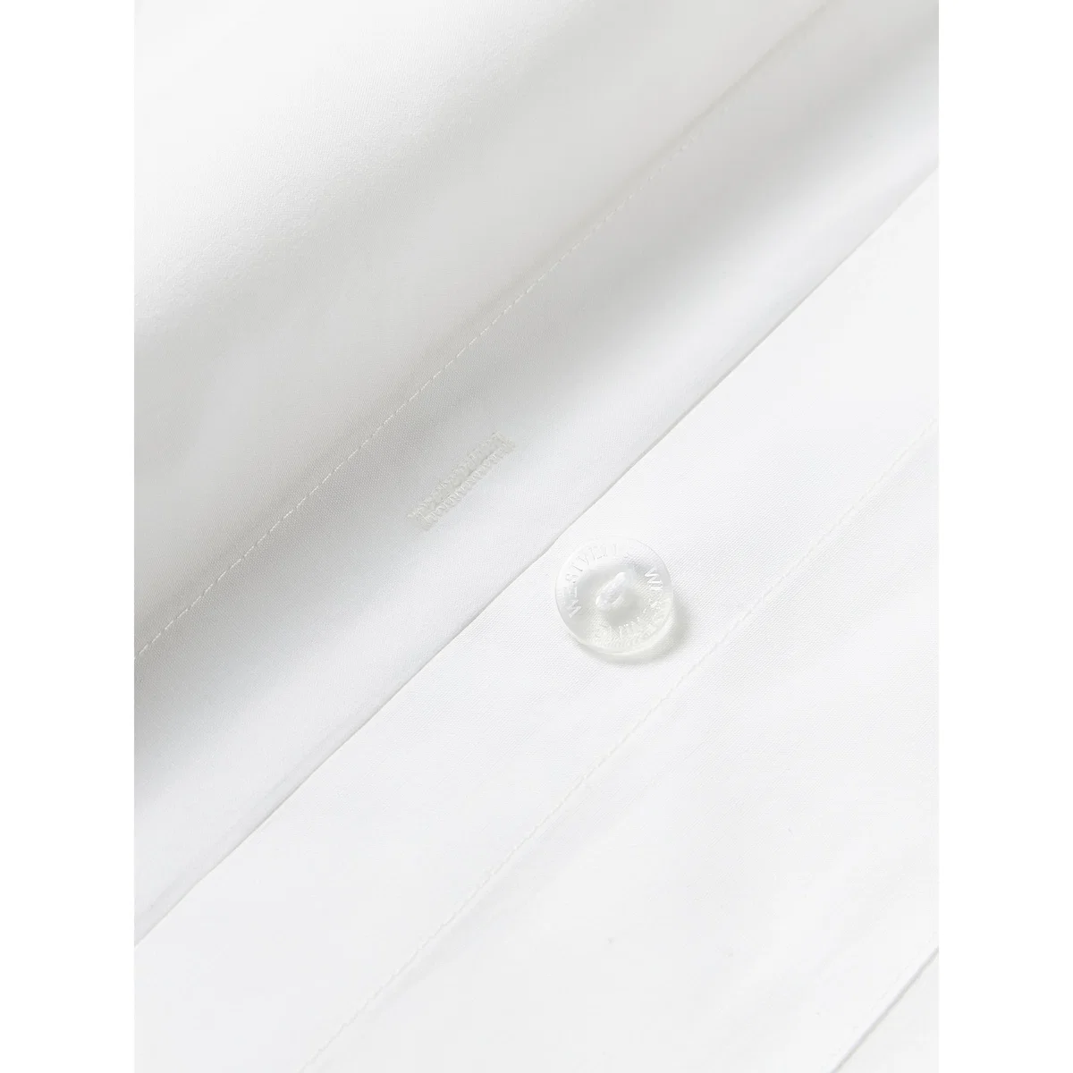 Cotton Percale Duvet Cover Atina with Wavy Hem – image 5