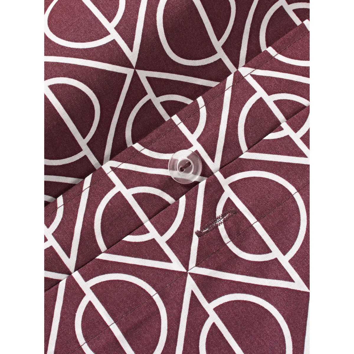 Geometric Print Cotton Duvet Cover Jella – image 3