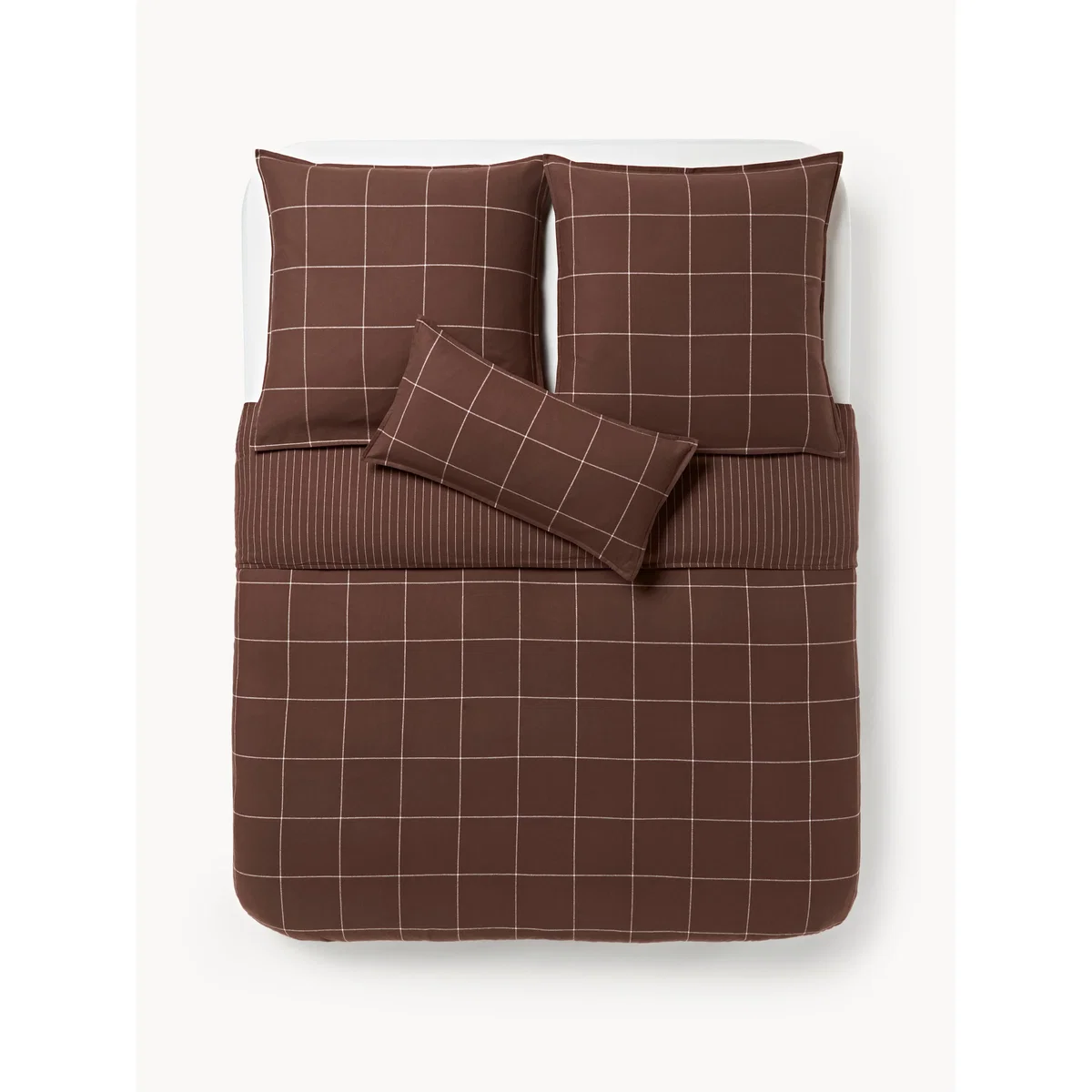 Reversible Flannel Duvet Cover Noelle – image 3
