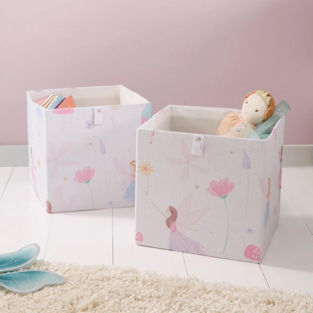 Set of 2 Meadow Fairies Foldable Boxes – image 1