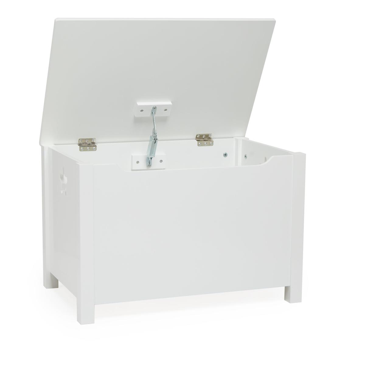 Kid's Star Cut Out Toy Chest White – image 6