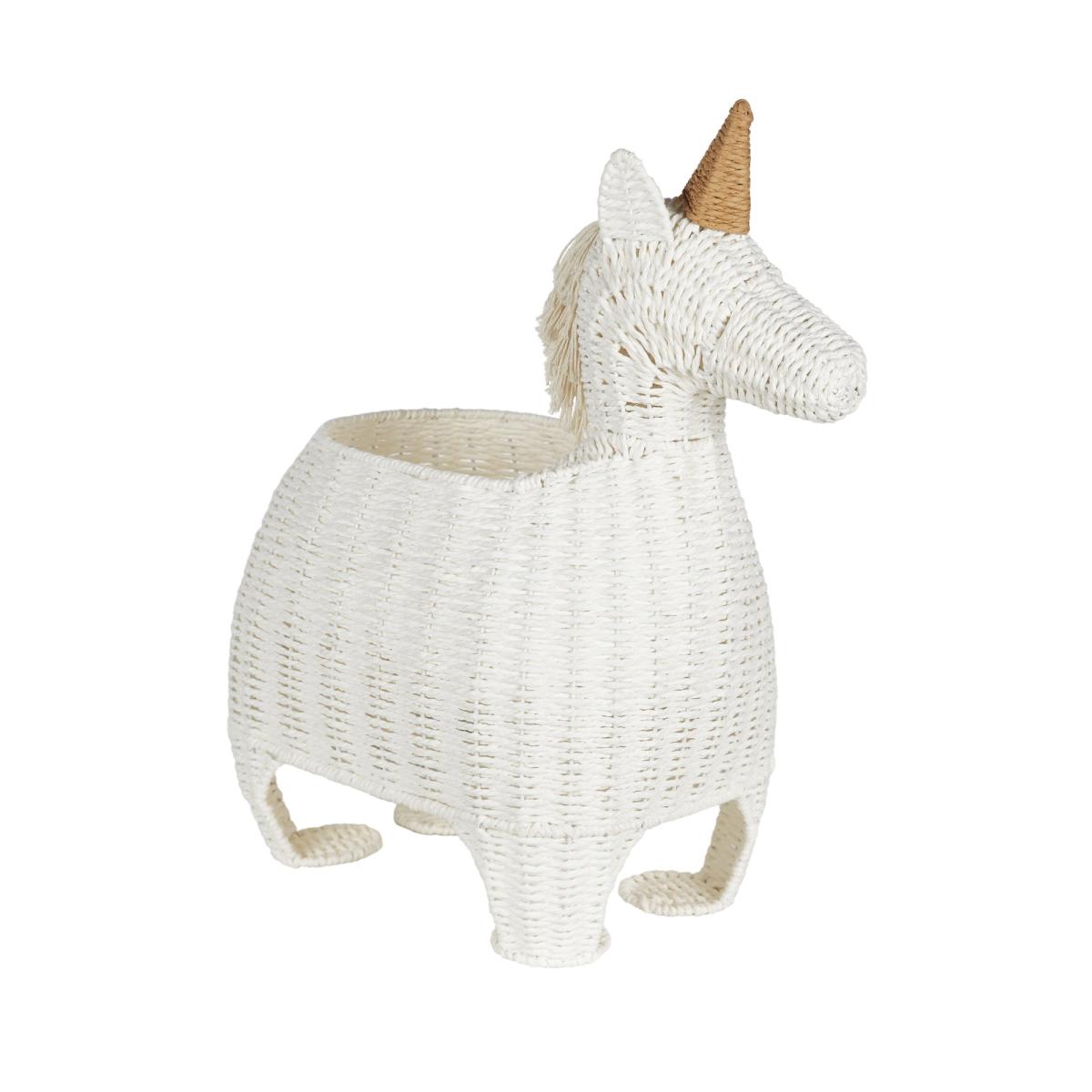 Unicorn Paper Rope Basket White – image 3