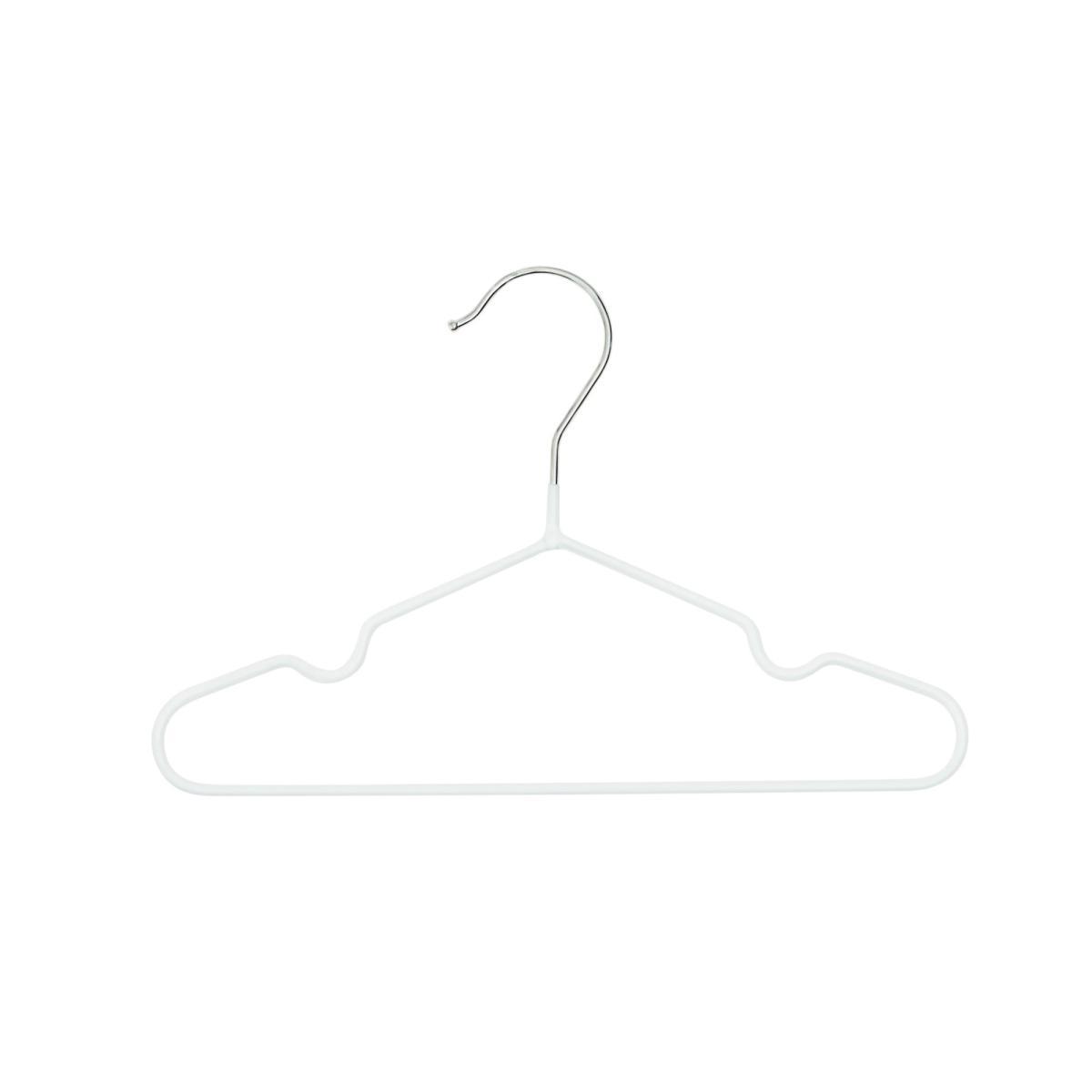 Set of 5 White Newborn Baby Hangers White – image 3