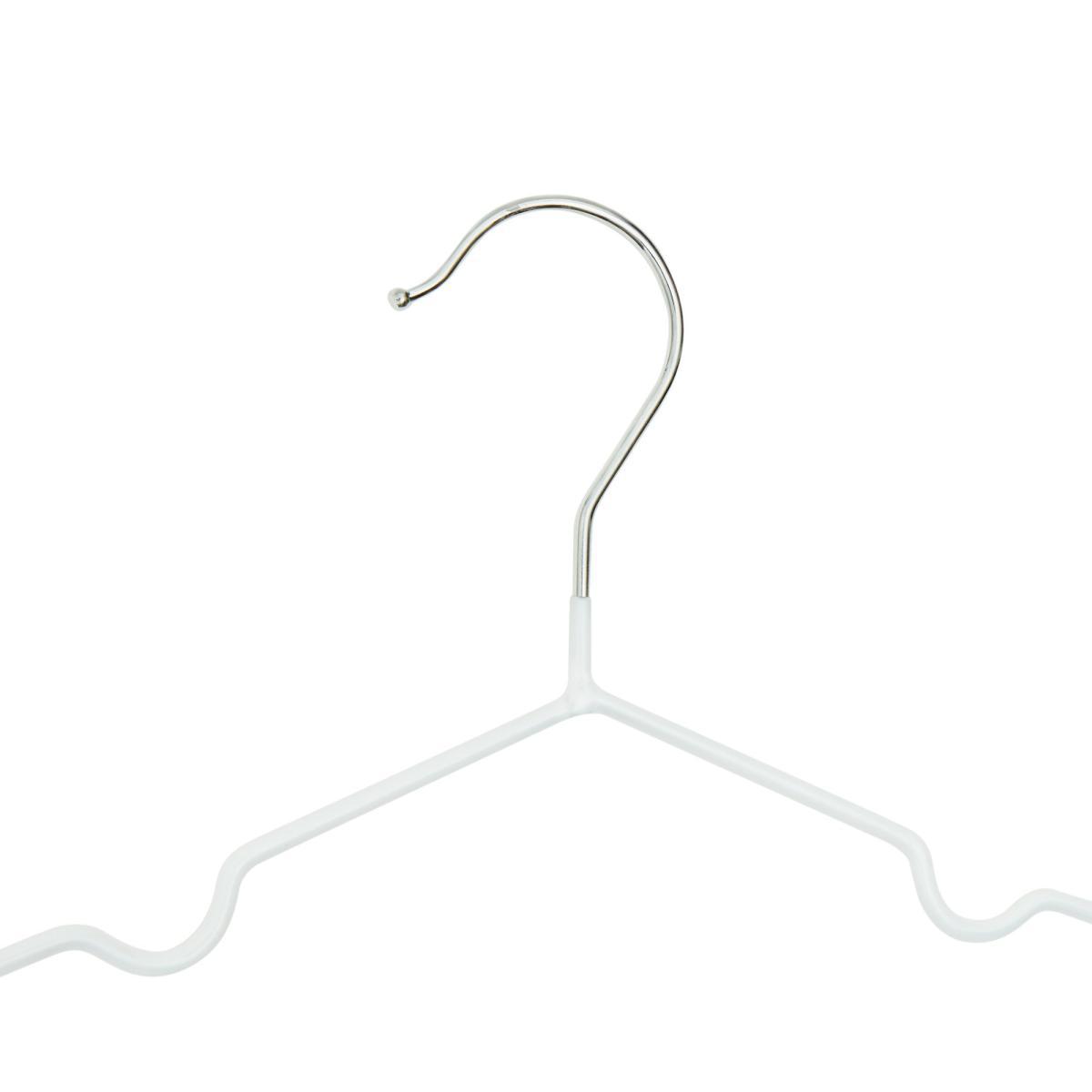 Set of 5 White Newborn Baby Hangers White – image 4