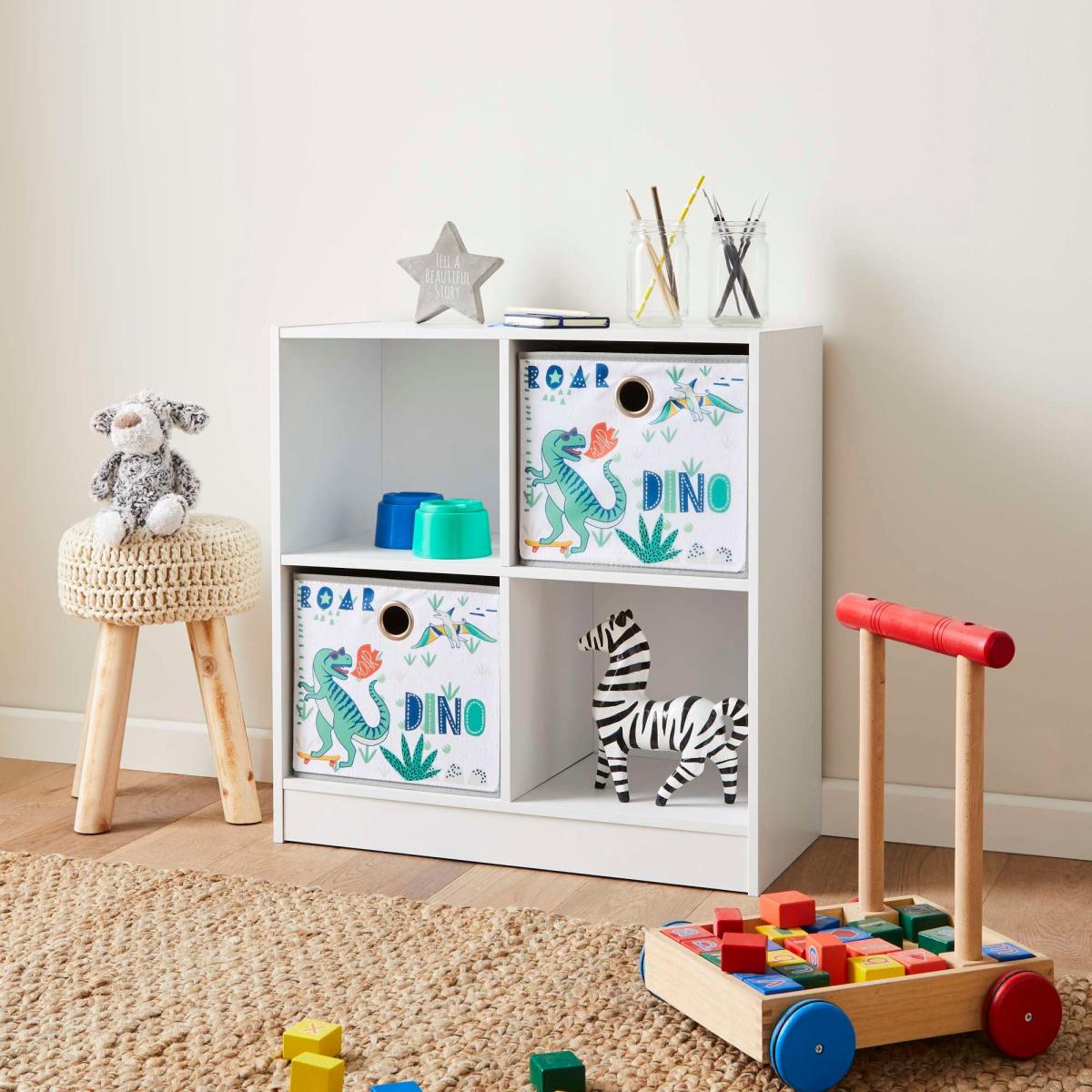 Lloyd Pascal Small 4 Cube Shelving Unit Frame White – image 4