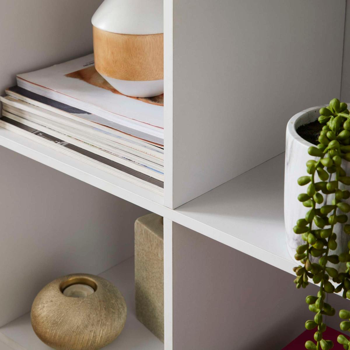 Lloyd Pascal Small 4 Cube Shelving Unit Frame White – image 5