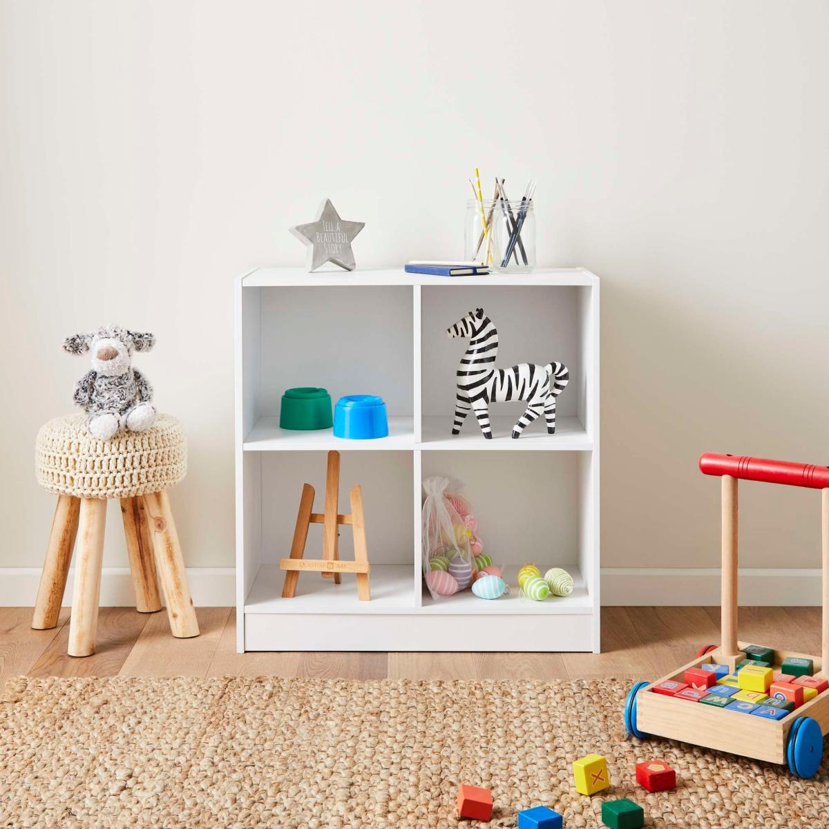 Lloyd Pascal Small 4 Cube Shelving Unit Frame White – image 1