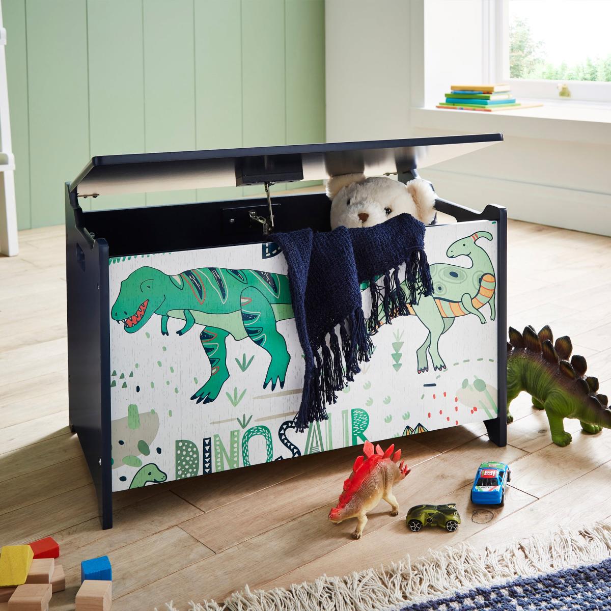 Kids Dino Storage Box MultiColoured – image 1
