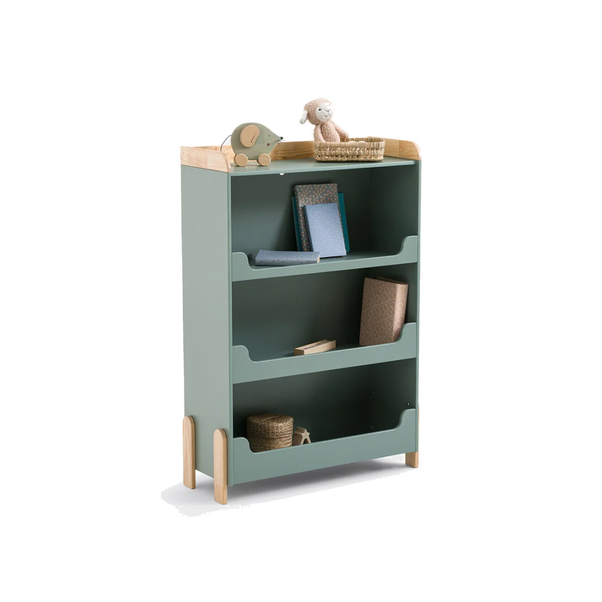 Arturo Children's Bookcase in Pine and MDF – image 1