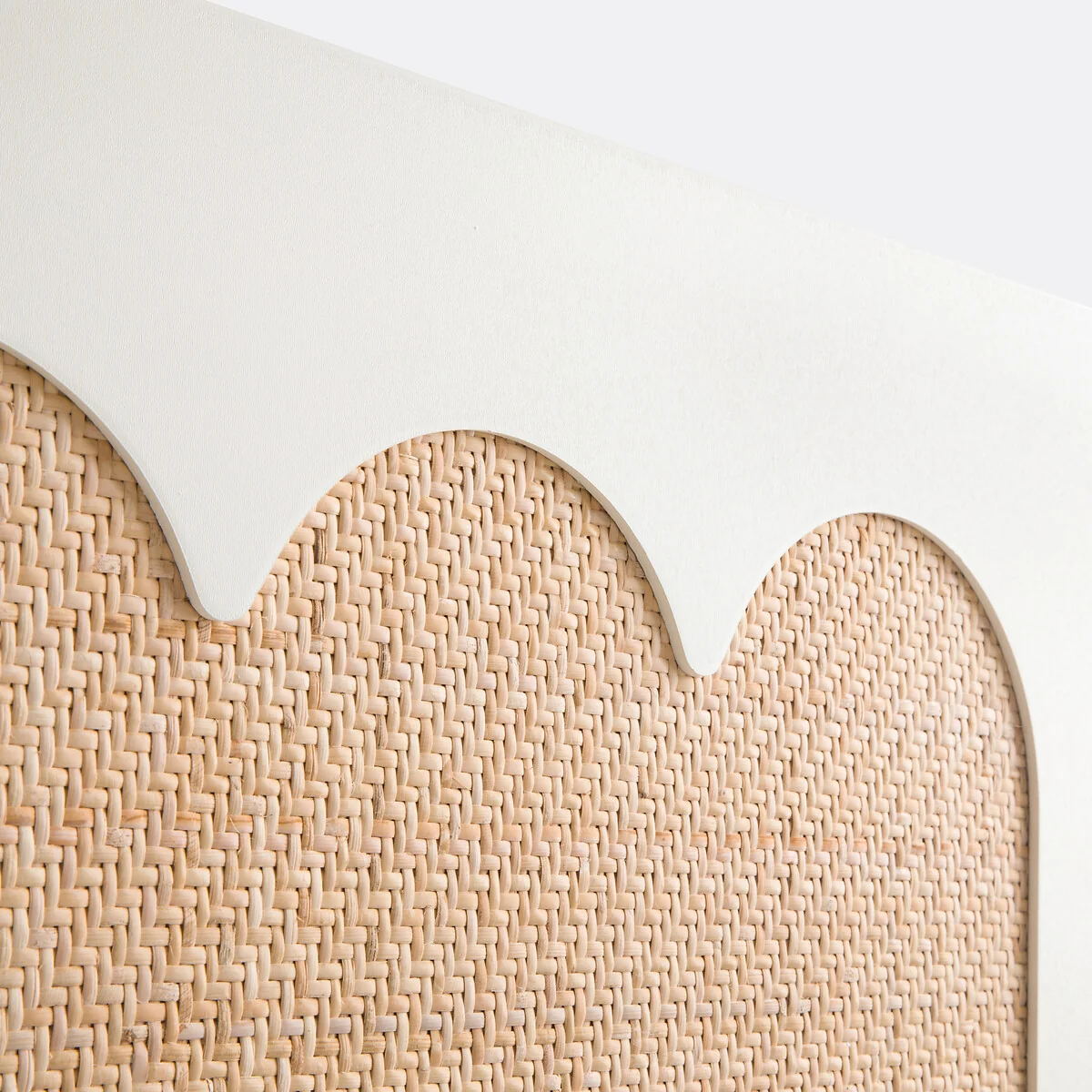 Ptilu Rattan and Wood Single Wardrobe – image 6