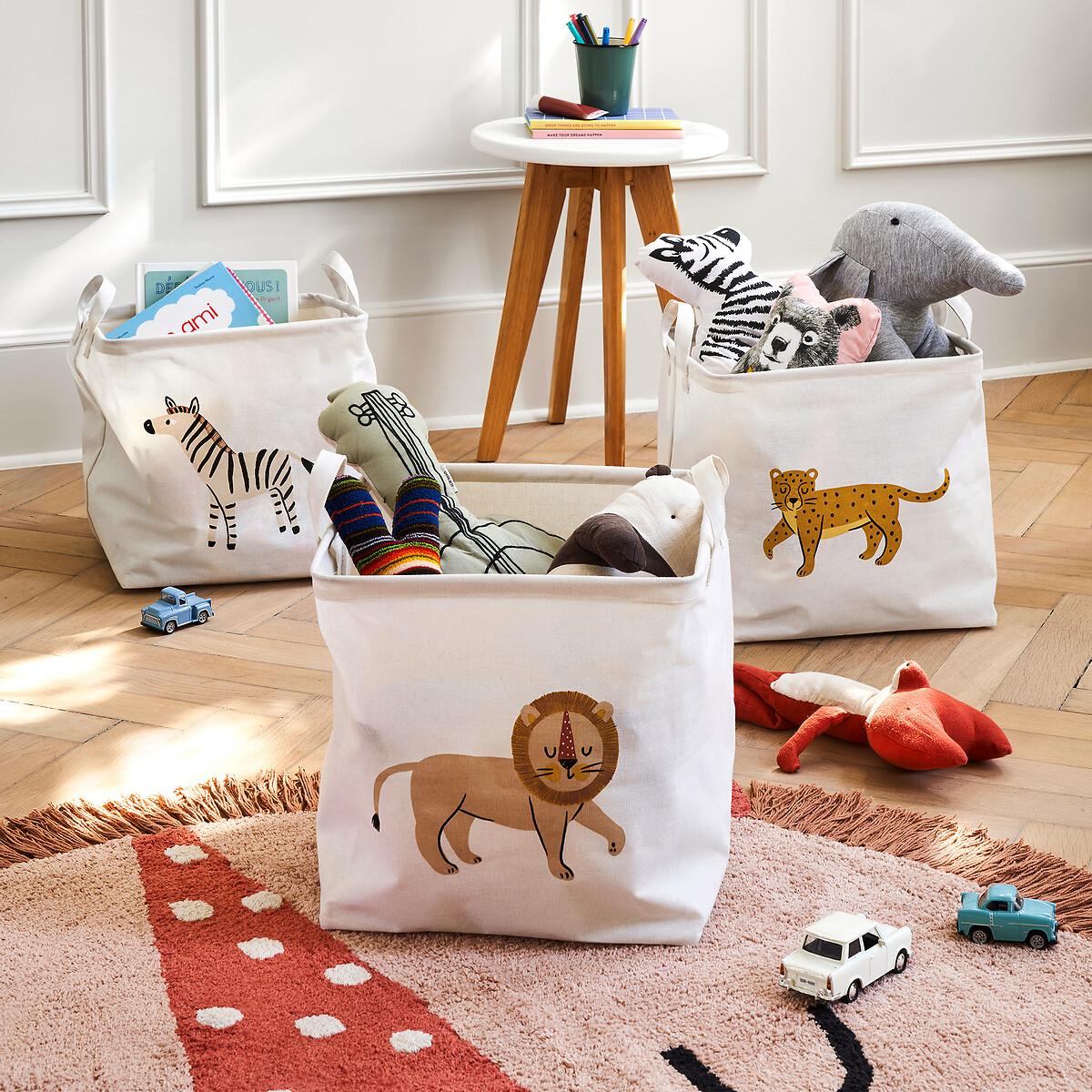 Junglito Leopard Cube Basket – image 3