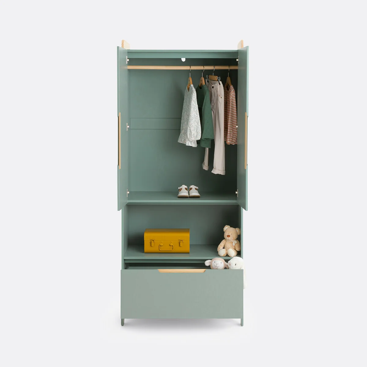 Arturo Children's Wardrobe in Pine and MDF – image 4