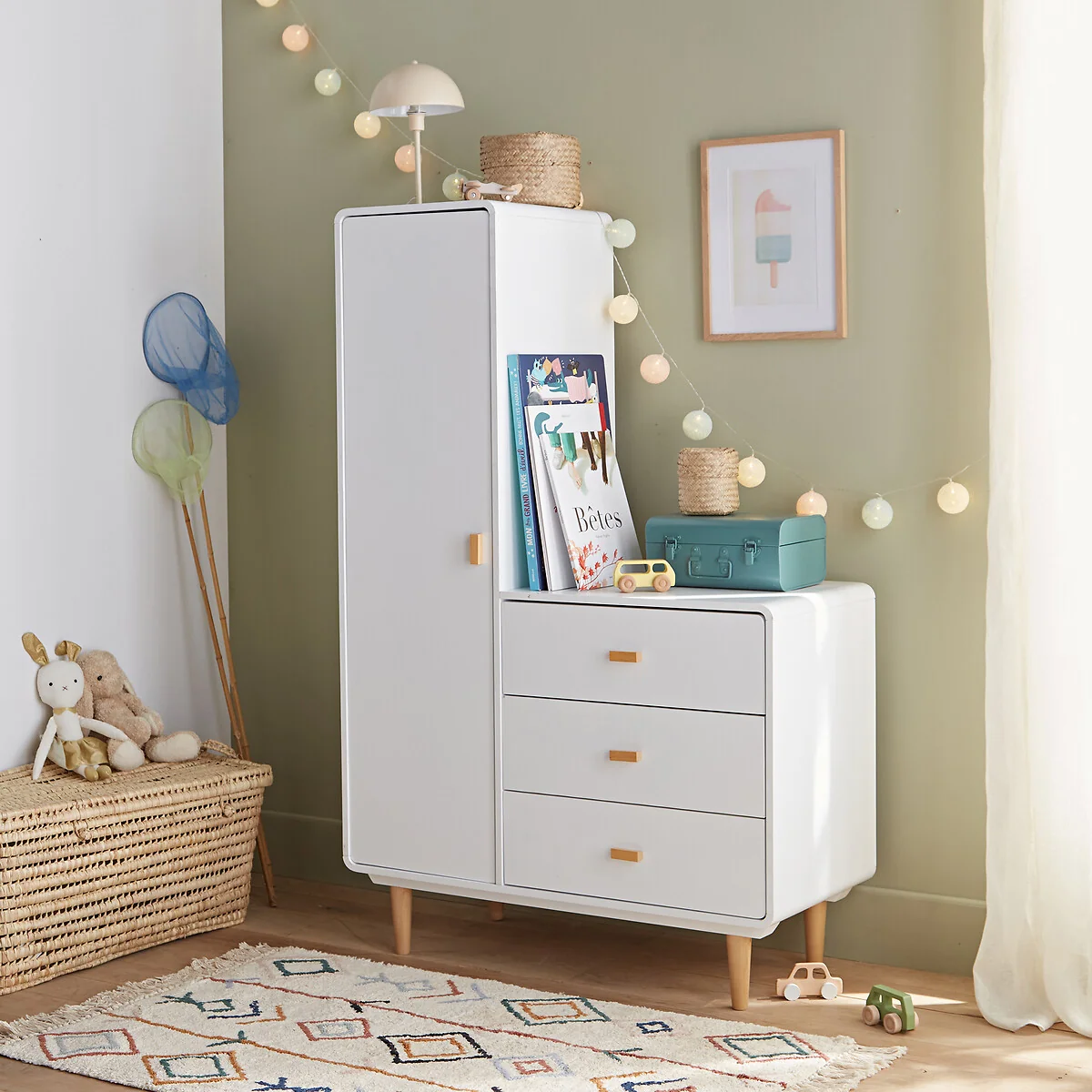 Jimi Child's Wardrobe & Drawers Unit – image 2