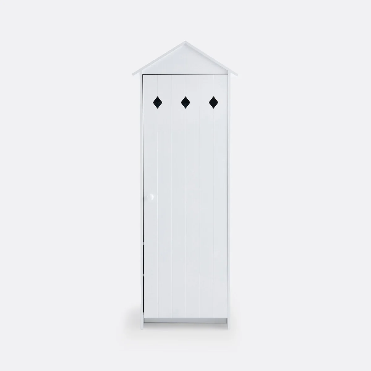 Noa Lacquered MDF 1 Door Wardrobe – image 2