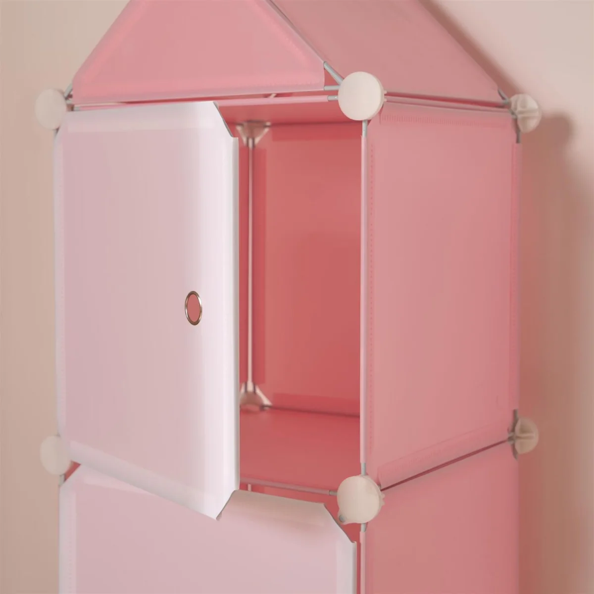 OHS Kids 3 Cube Castle Storage Tower - Pink – image 3