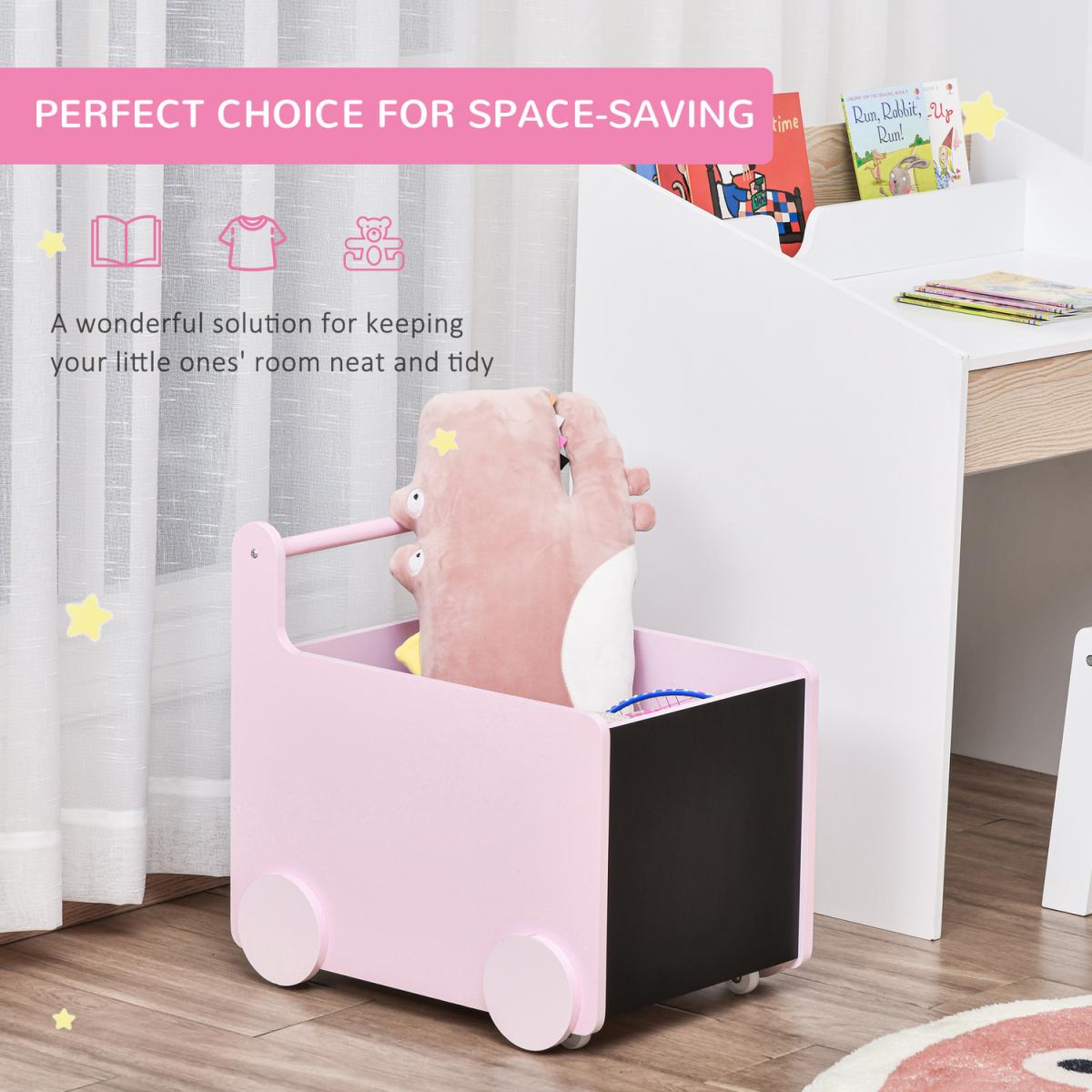 Kids Toys Storage Cabinet - Pink – image 2