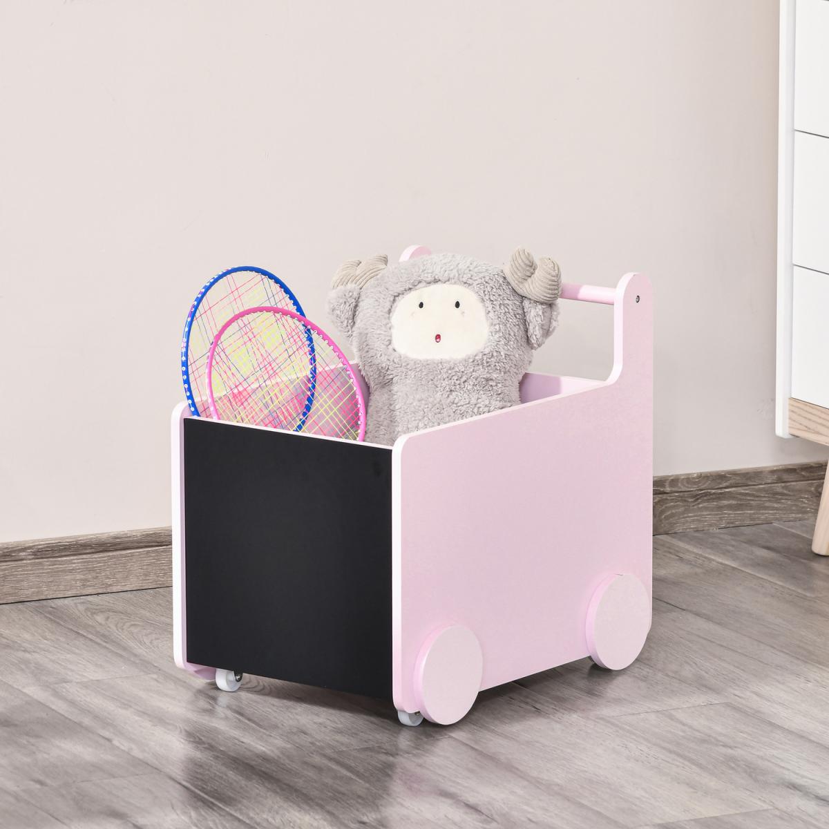 Kids Toys Storage Cabinet - Pink – image 6