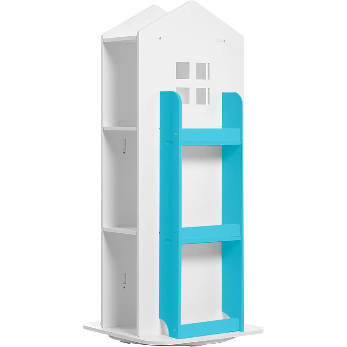 Kids' Rotating Castle Frame Bookshelf - Blue – image 3