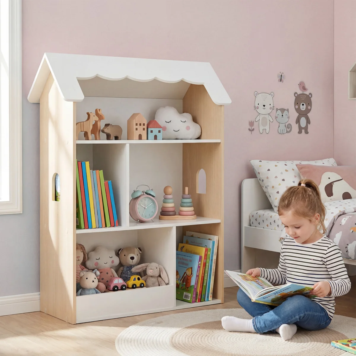 House-Shaped Kids Bookshelf – image 10