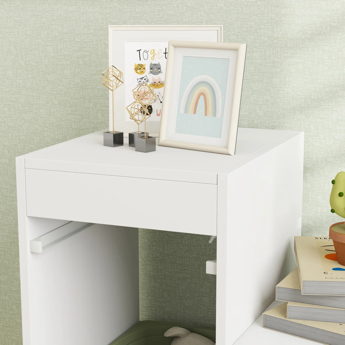 AIYAPLAY Toy Storage Organiser with Removable Bins - Green – image 9