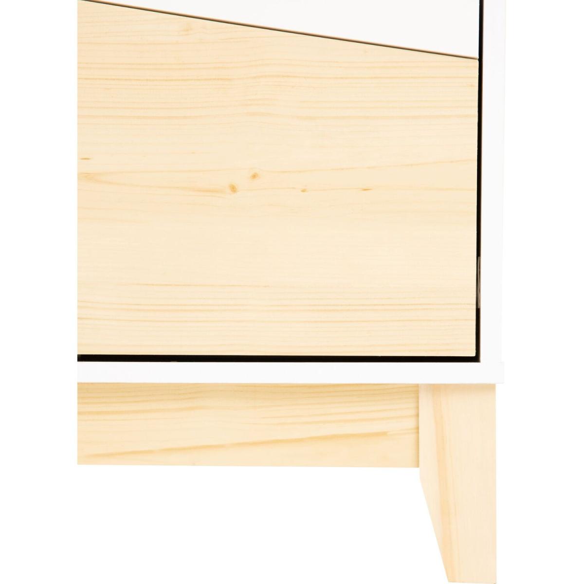 Cody 2 plus 2 Drawer Chest - White and Pine – image 2