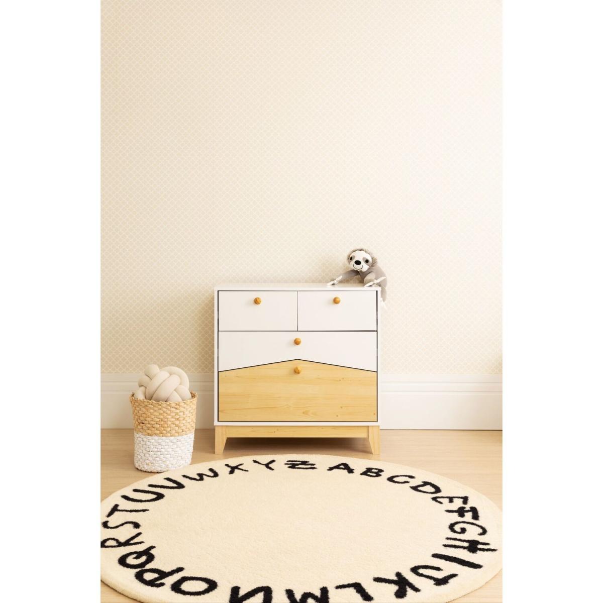 Cody 2 plus 2 Drawer Chest - White and Pine – image 3