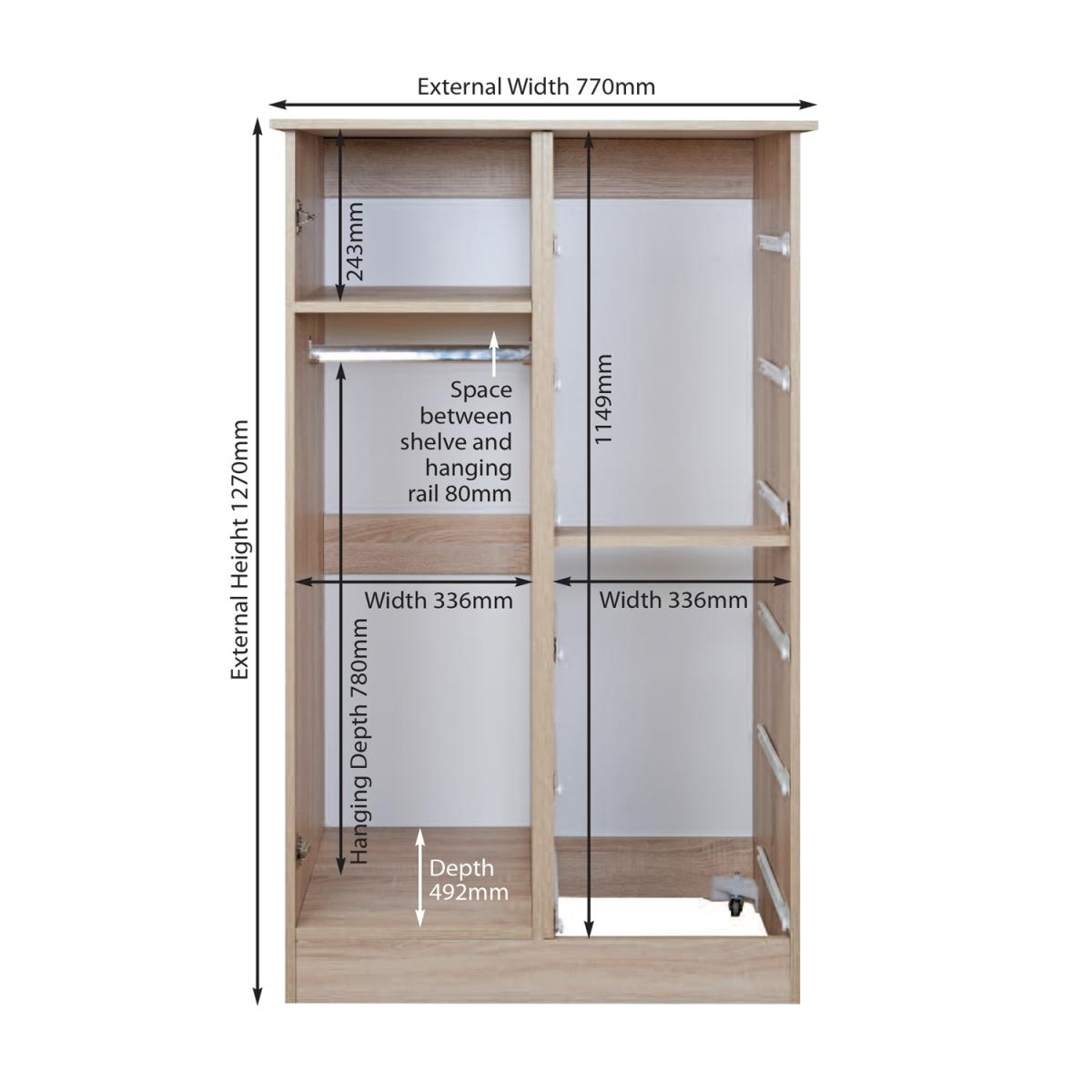 Pembury Children's Wardrobe - White – image 3