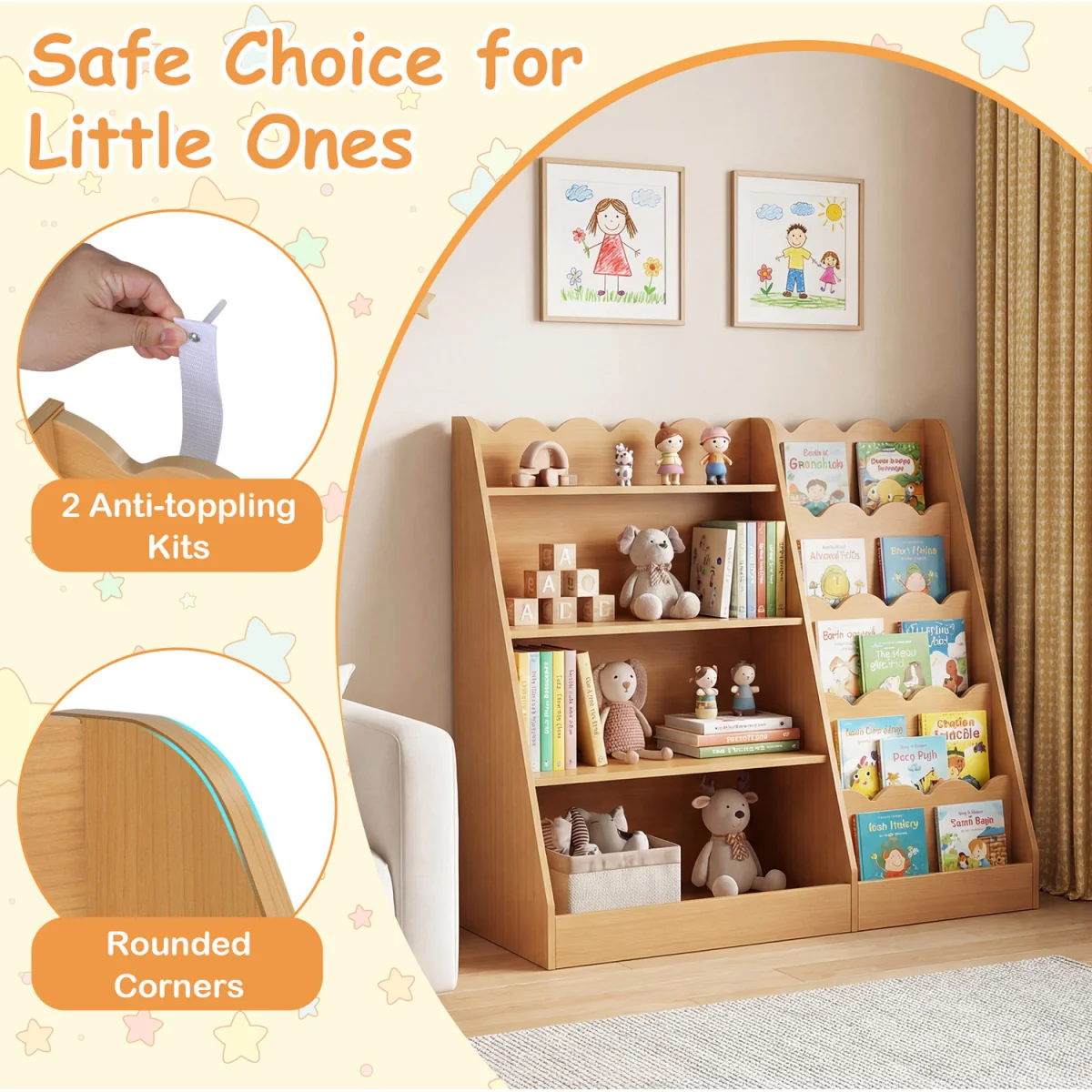 Montessori Kids Bookshelf – image 10