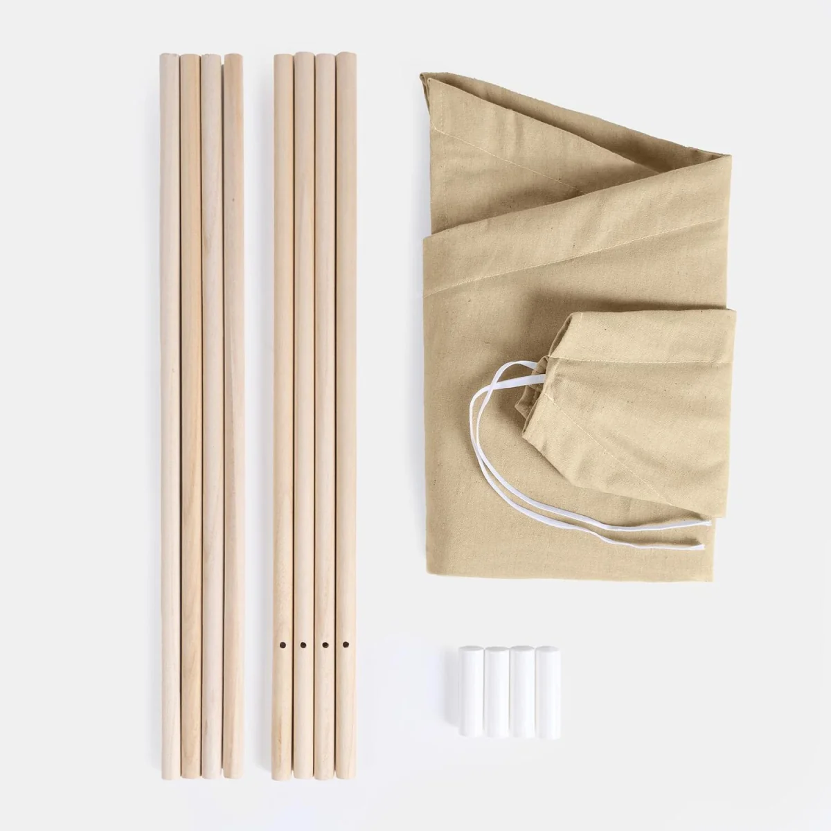 OHS Foldable Kids Storage Teepee - Natural – image 6