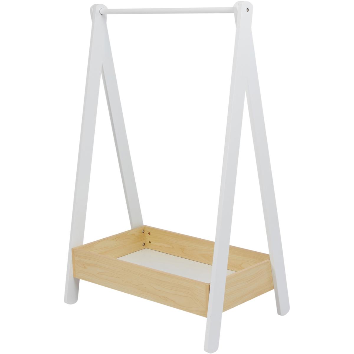 Children's Dressing Rail - White and Pine – image 4