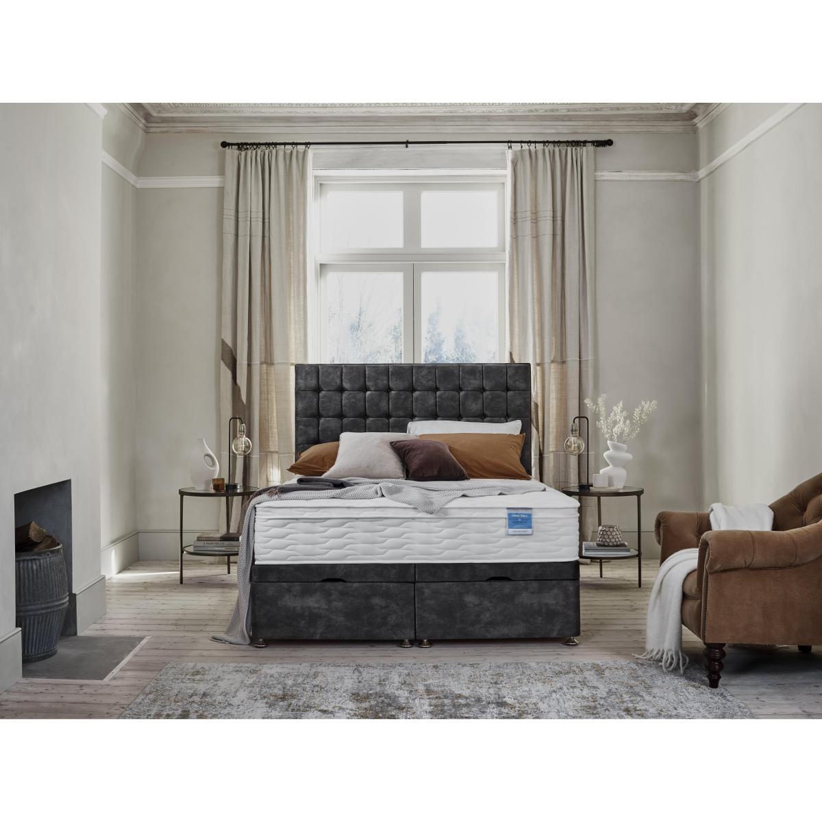 Sleep Story - Memory Hybrid End Ottoman Divan Set - Small Double – image 2