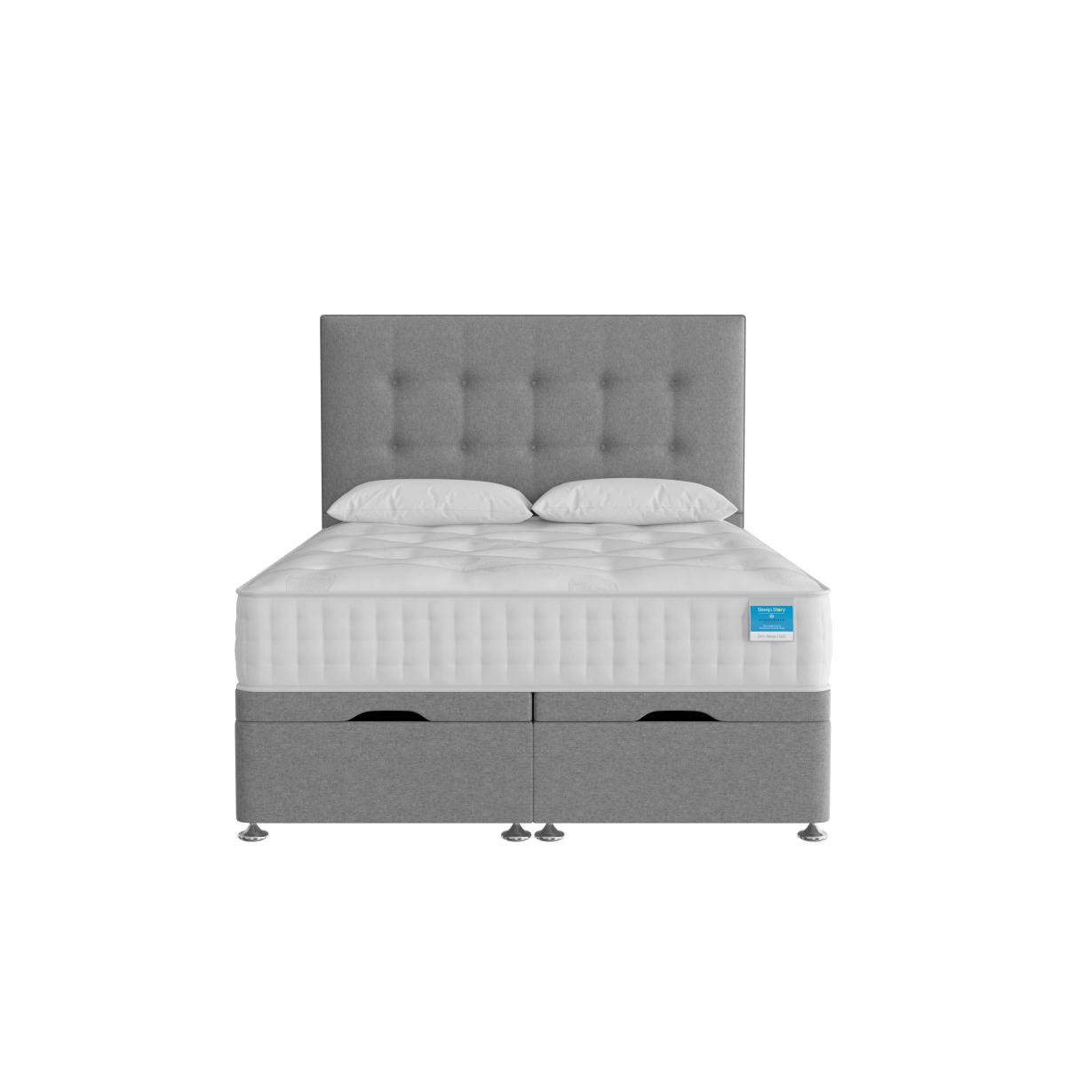 Sleep Story - Firm Sleep 1500 End Ottoman Divan Set - Small Double - Teal – image 2