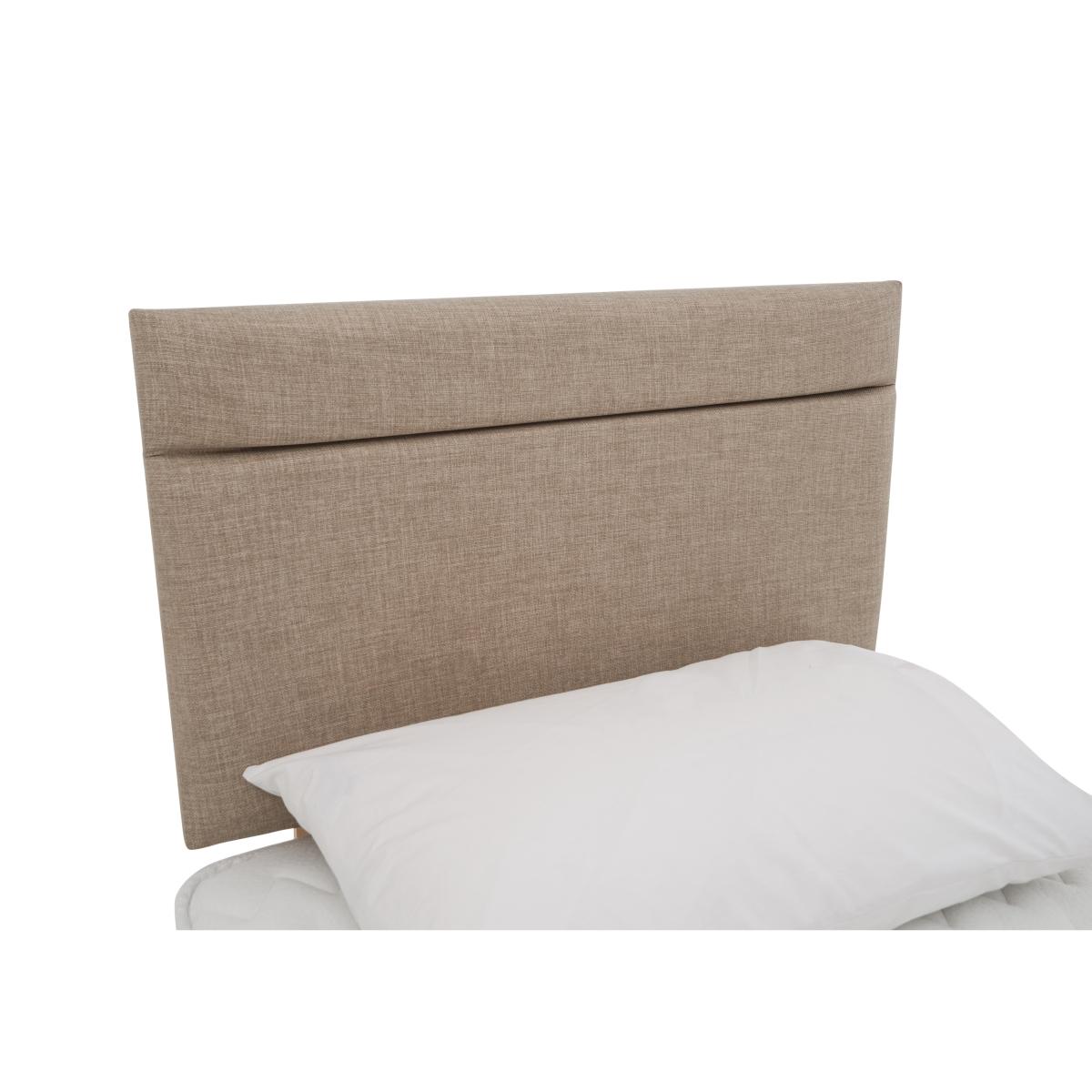 Highgrove - Motion Reflex Adjustable Divan Set with Mirage Headboard - Small Double - Linoso Dove – image 3