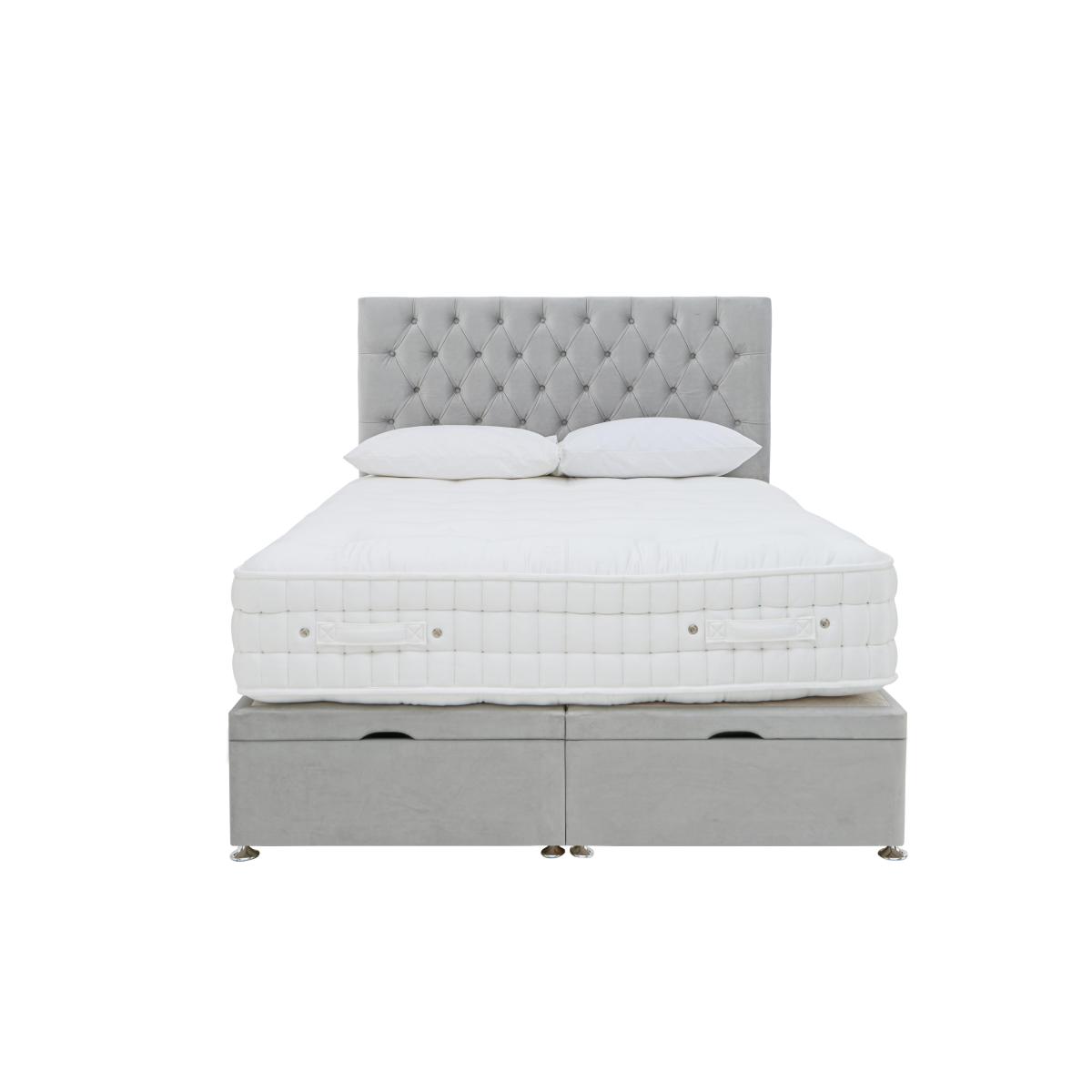 Sleep Story - Natural 4000 End Ottoman Divan Set - Small Double - Blue – image 4