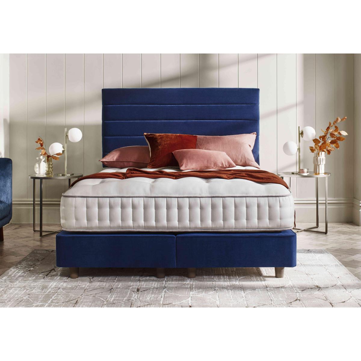 Harrison Spinks - Yorkshire 7.5K Shallow Divan Set with Taupe Legs - Small Double - Opal Dusk – image 2