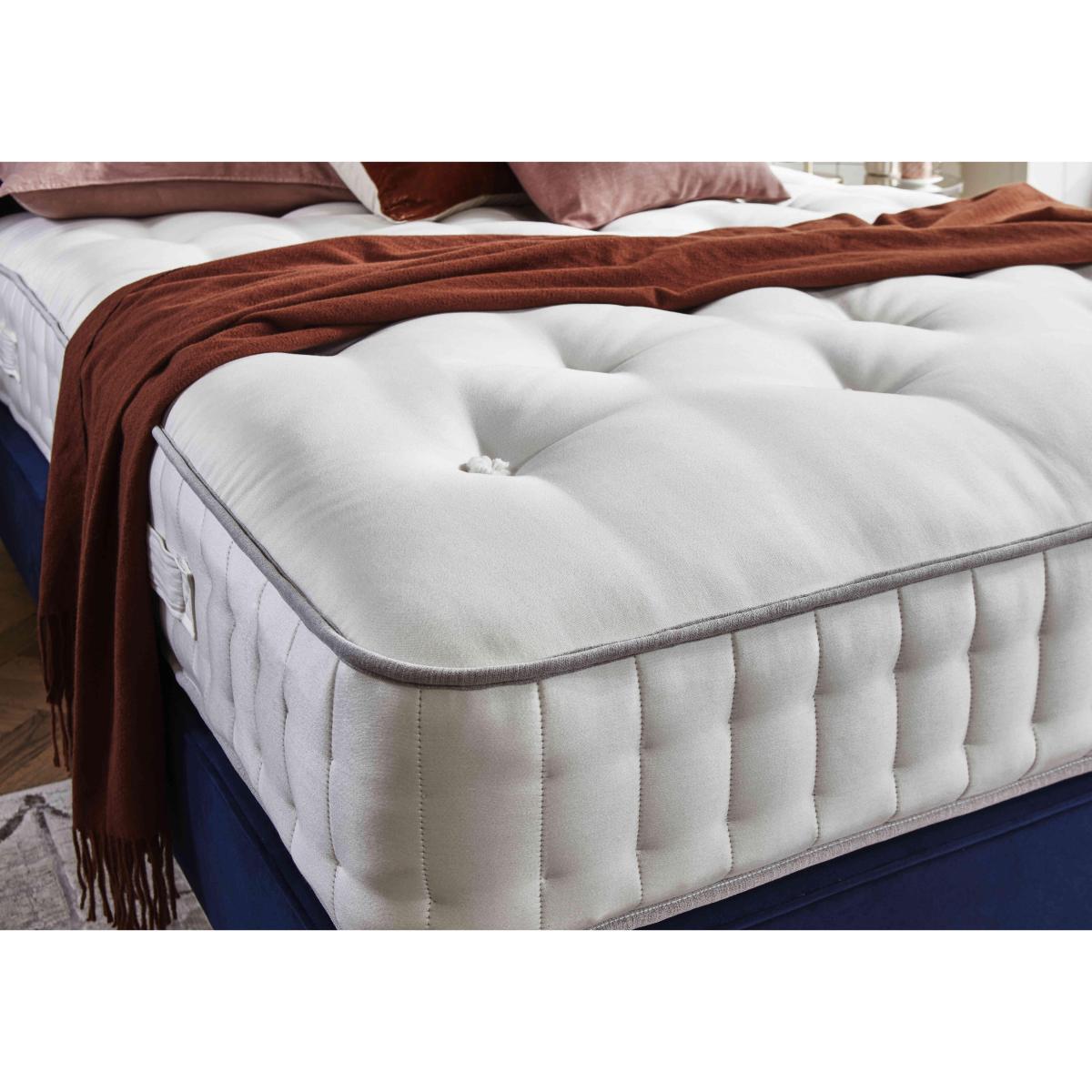 Harrison Spinks - Yorkshire 7.5K Shallow Divan Set with Taupe Legs - Small Double - Opal Dusk – image 3