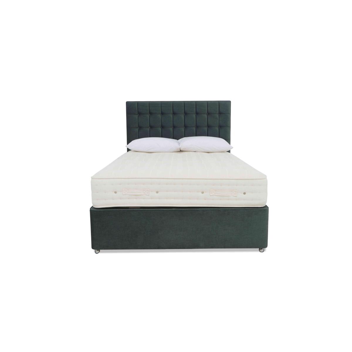 Hypnos - Luxury Firm 4 Divan Set with 2 Drawers - Small Double - Imperio Dark Grey – image 2