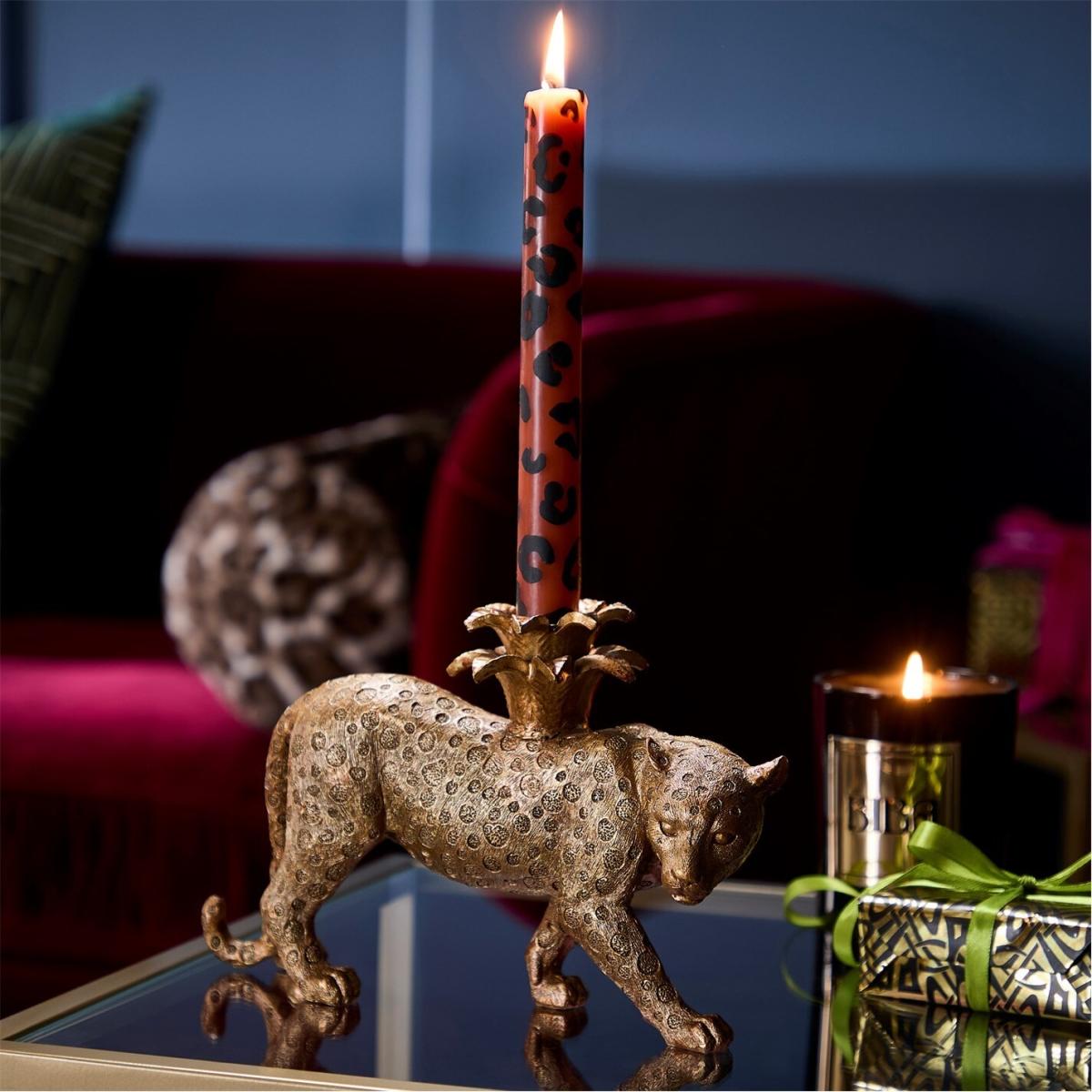 Biba Leopard Candle Holder – image 1