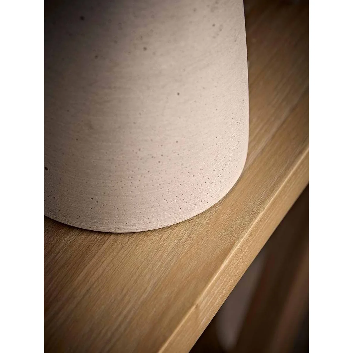 Tall Stone Look Candle Holder – image 3